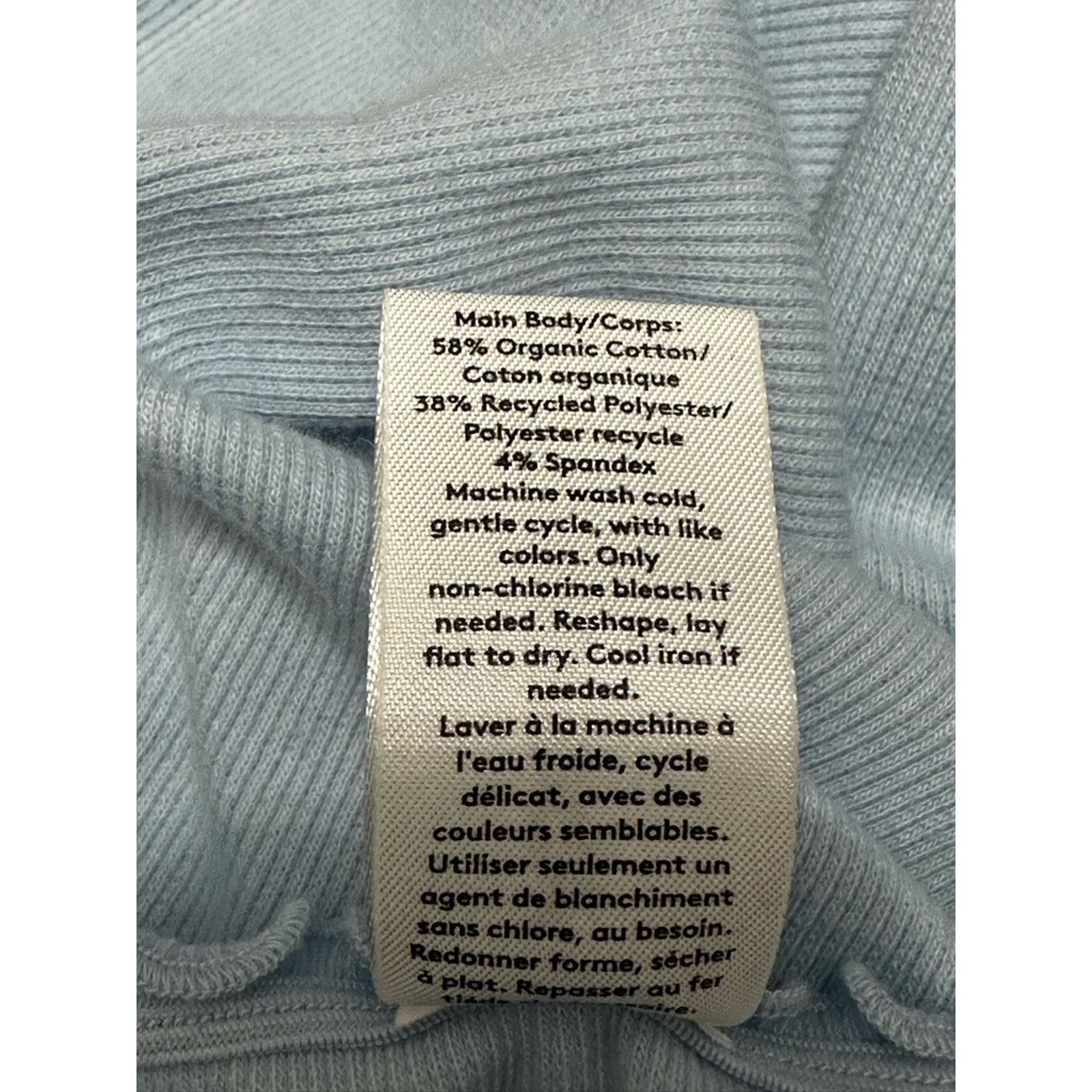 Other Abound Casual Bodycon Dress Ribbed Lettuce Edge Blue 2X NWOT Size XXL / US 16-18 / IT 52-54 - 9 Thumbnail