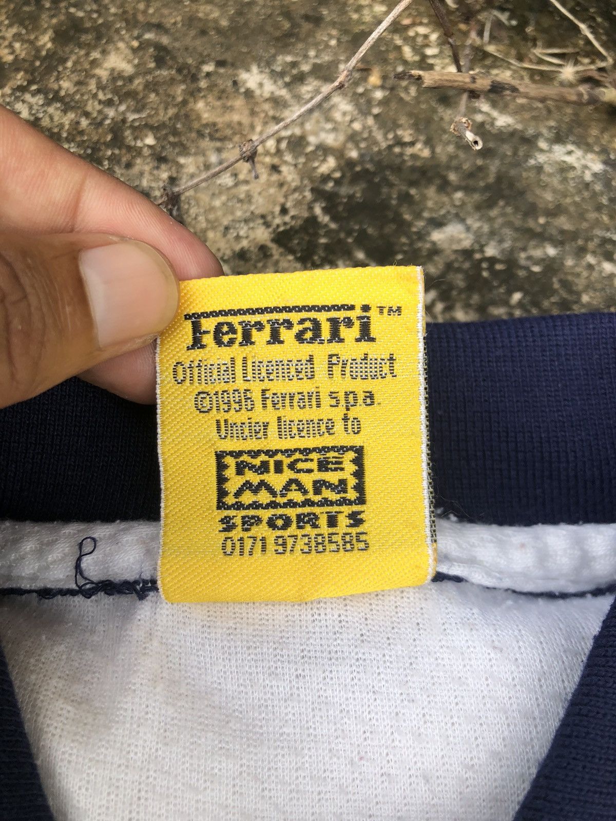 Ferrari × Vintage Vintage 90s Ferrari Polo-Tee Size US L / EU 52-54 / 3 - 5 Thumbnail