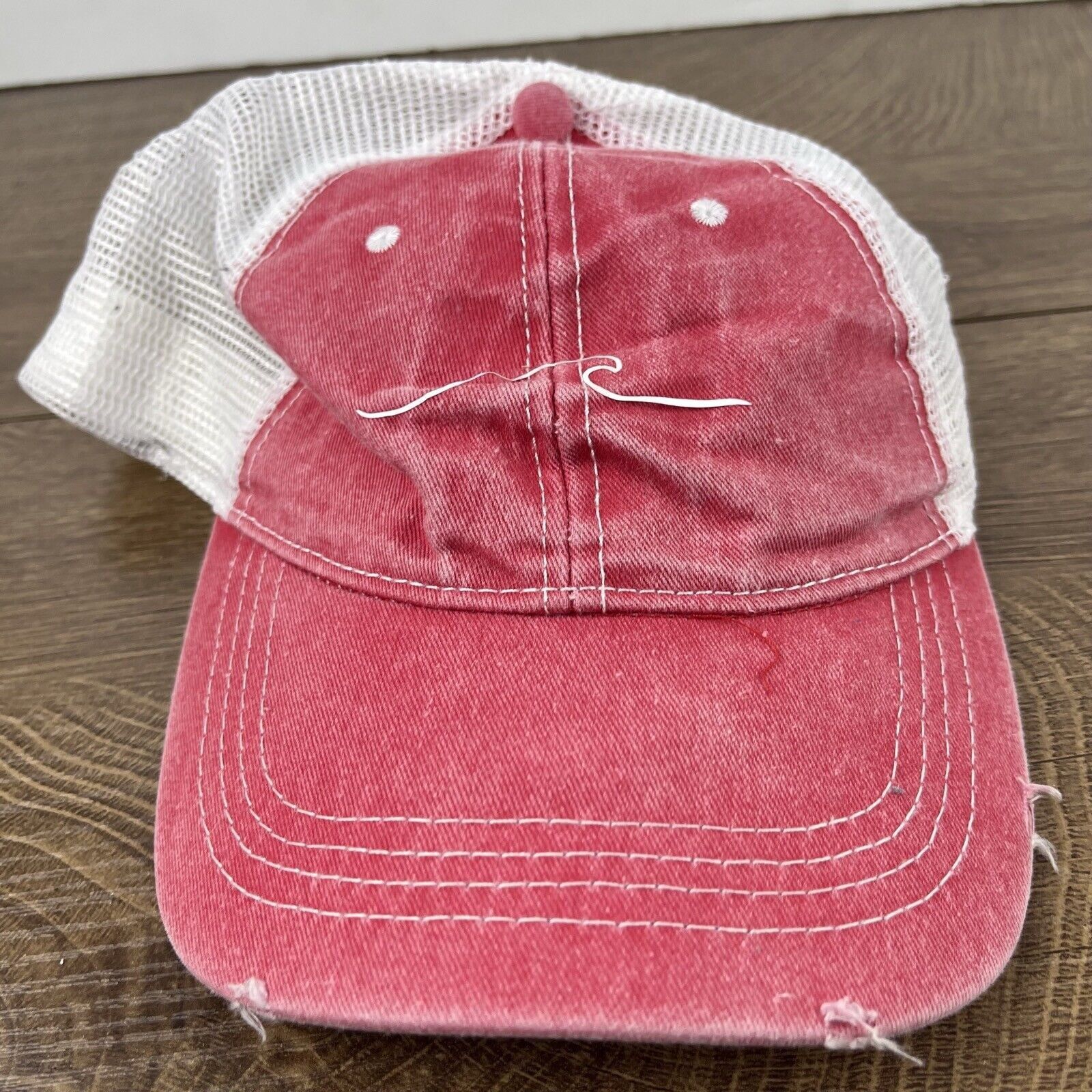 Other Waves Hat Red Adjustable Hat Red Adult Size Hat Size ONE SIZE - 5 Thumbnail