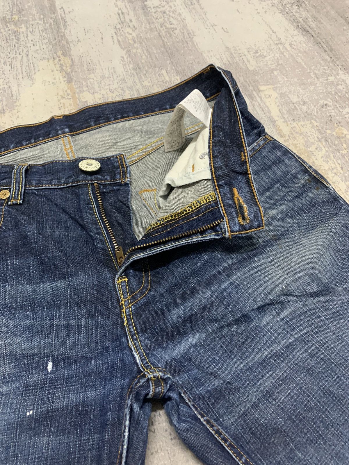 Levi's Levi’s 502 Distressed Straight Leg Jeans – Vintage Denim Size US 34 / EU 50 - 8 Thumbnail