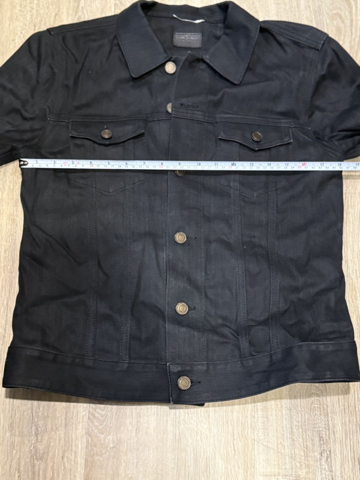 Yves Saint Laurent Ysl saint laurent black denim jacket Size US M / EU 48-50 / 2 - 9 Thumbnail