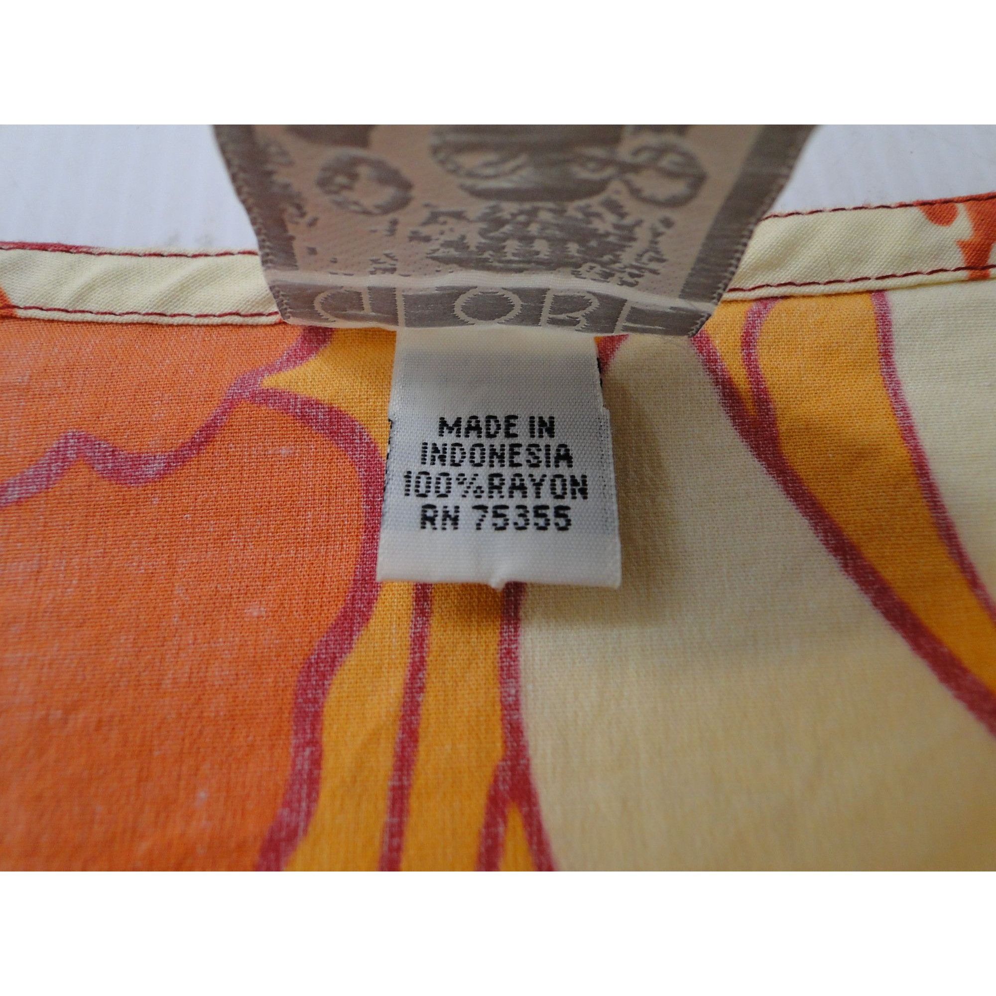 Globe-Trotter Globe Trotter Bali Top Skirt Set XL L Orange Beaded Snap Ruf Size XL / US 12-14 / IT 48-50 - 12 Thumbnail