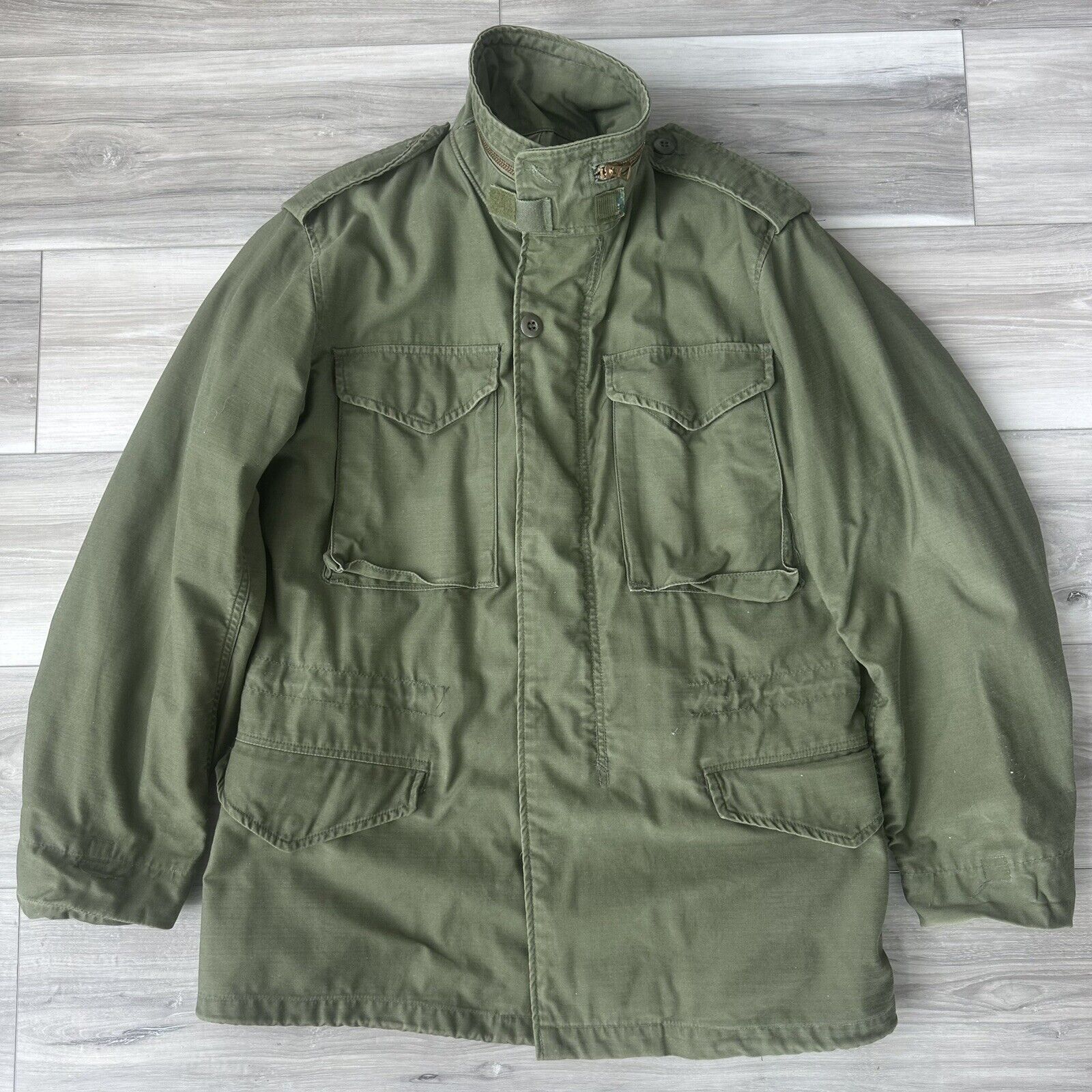 Vintage Vintage M65 Alpha Field Jacket Small Regular Military OG107 Size US M / EU 48-50 / 2 - 2 Thumbnail