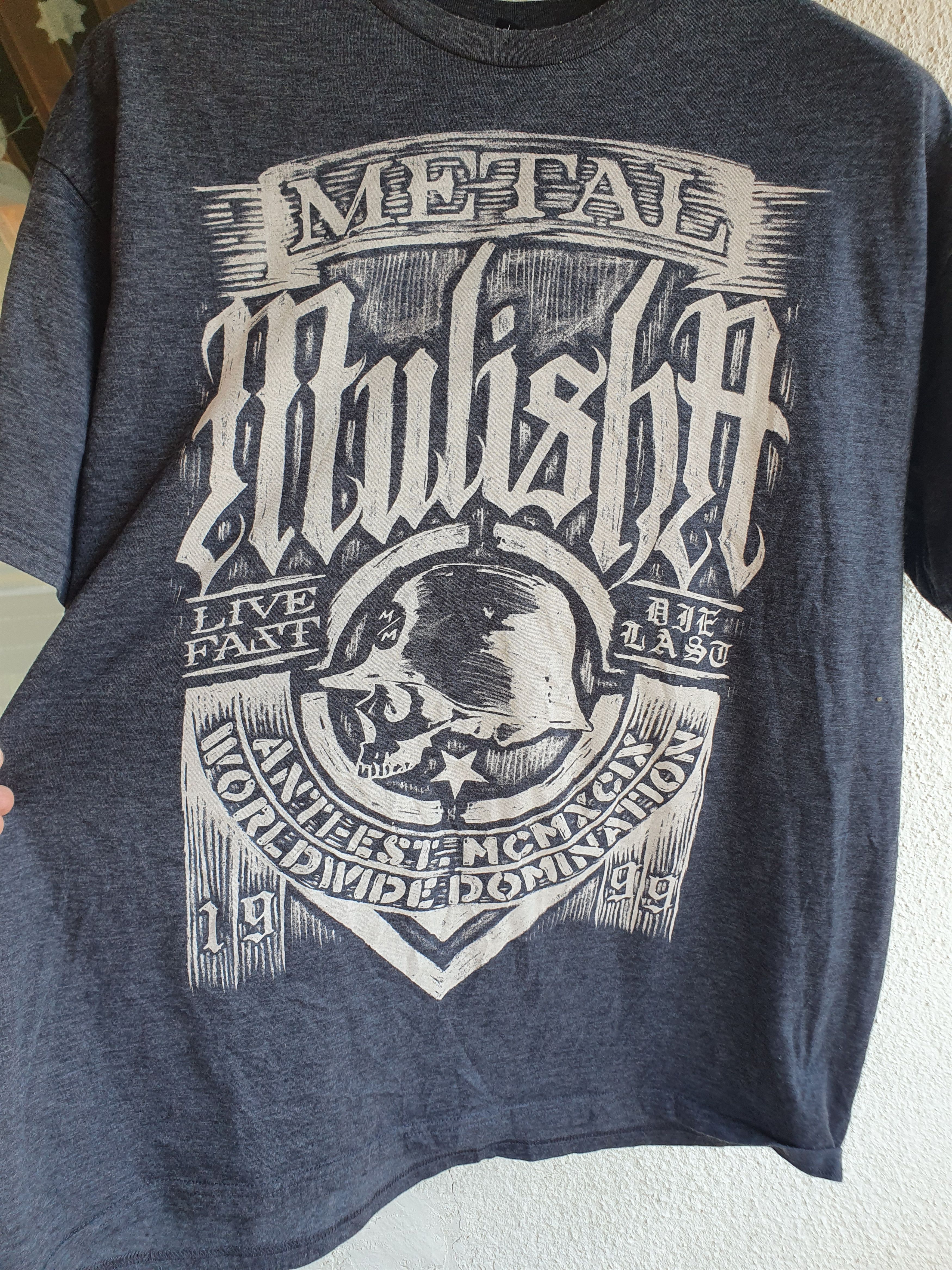 Metal Mulisha Metal Mulisha Worldwide Domination 1999 t-shirt sz XL Size US XL / EU 56 / 4 - 5 Thumbnail