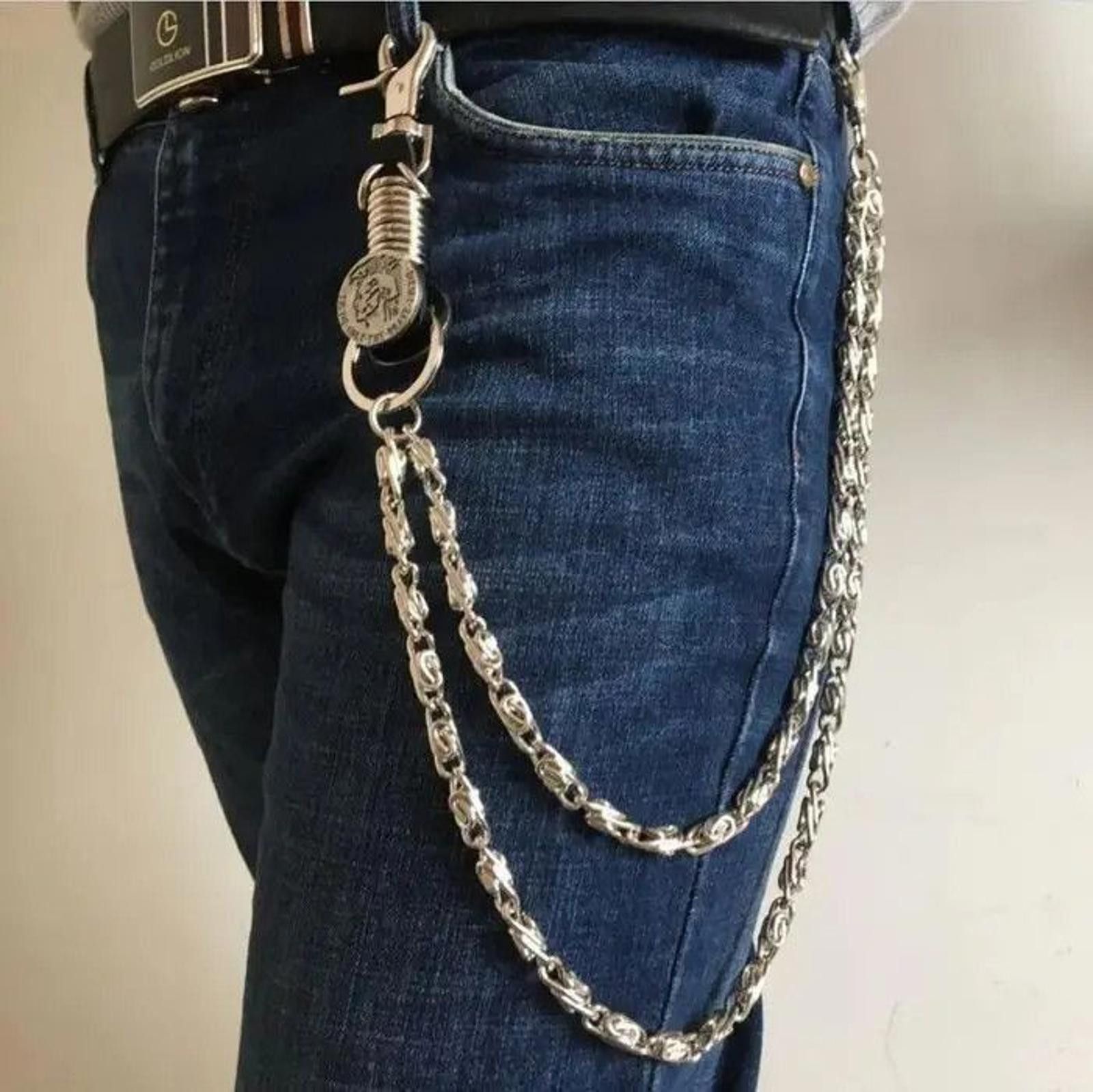 Japanese Brand Double Layered Wallet Chain Size ONE SIZE - 1 Thumbnail
