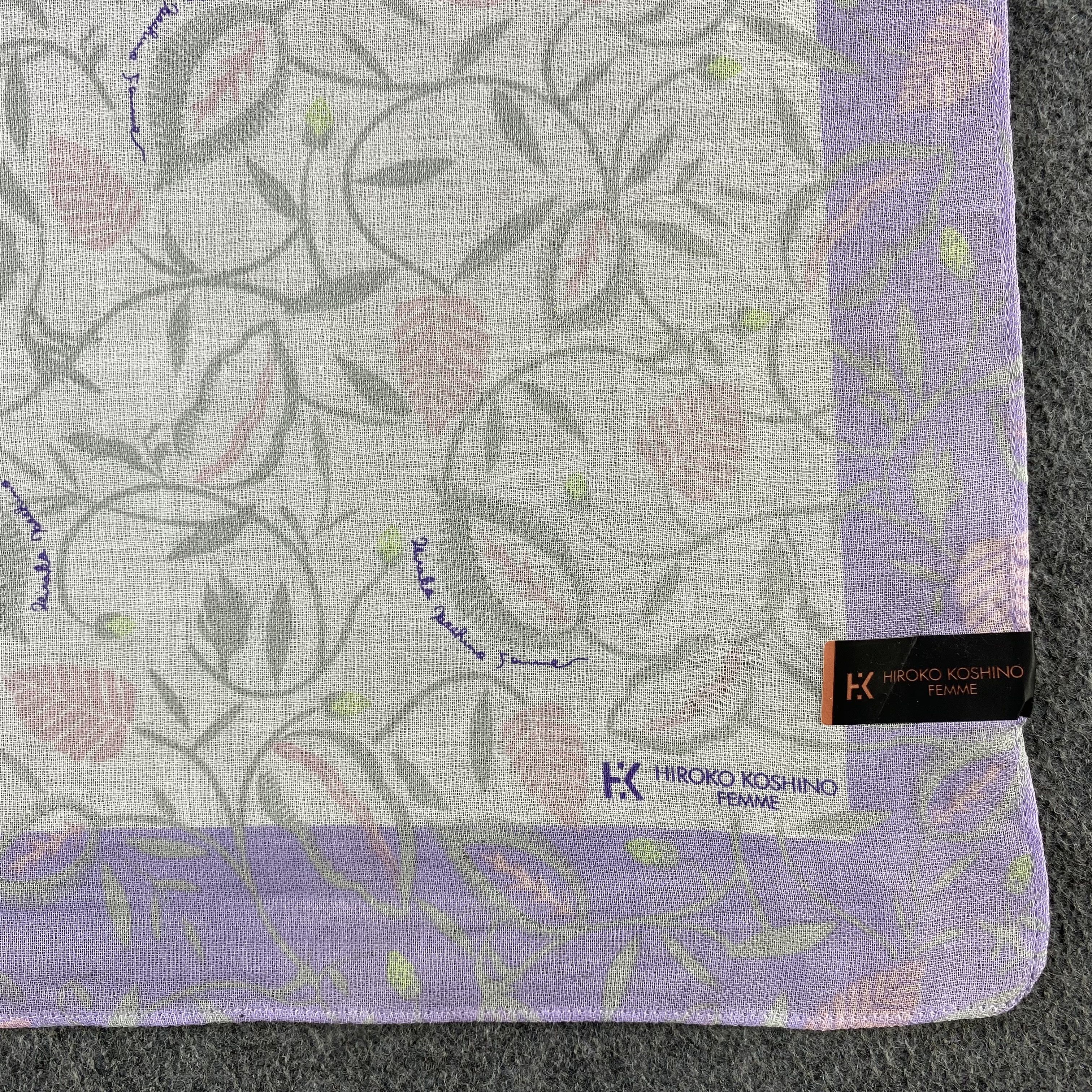 Hiroko Koshino Homme Hiroko Koshino Handkerchief/Neckerchief/Bandana HC564 Size ONE SIZE - 3 Thumbnail