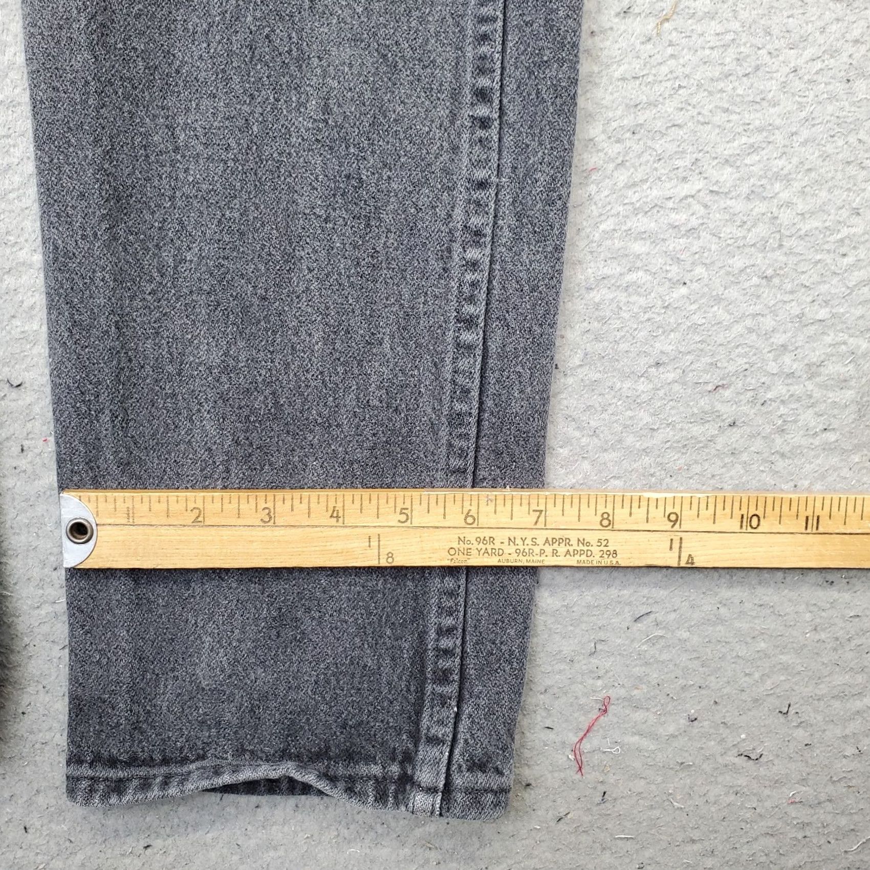 Wrangler Wrangler Jeans Womens 7x32 Gray Denim Dark Wash Streetwear Straight Leg Outdoor Jeans Size 28" / US 6 / IT 42 - 5 Thumbnail