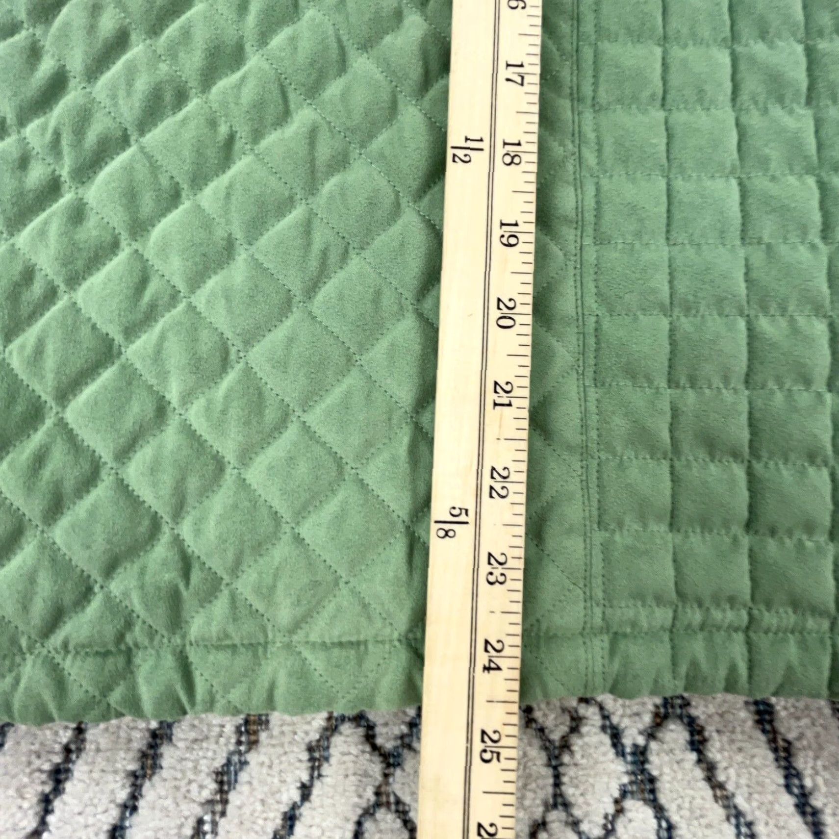 Vintage Cabela's Puffer Vest Women M Green Suede Button Up Jacket Outdoors Hiking Size M / US 6-8 / IT 42-44 - 7 Thumbnail