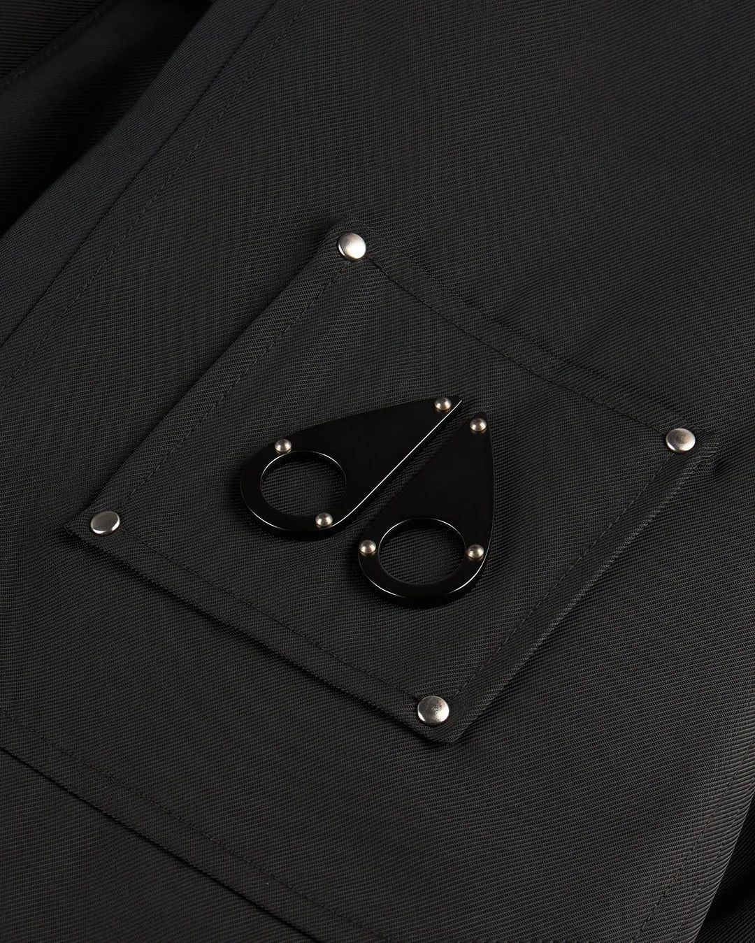 Moose Knuckles o1s22i1n1124 Technical Twill Field Jacket in Black Size US S / EU 44-46 / 1 - 3 Thumbnail