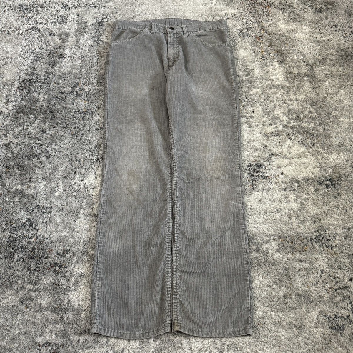 Levi's × Vintage Vintage 1970s Levi’s Corduroy faded grey pants Size US 32 / EU 48 - 2 Thumbnail