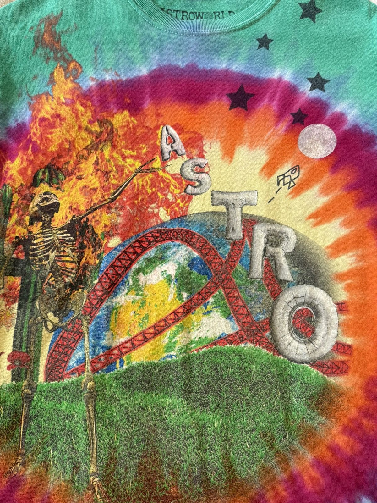 Travis Scott Travis Scott Astroworld Merch Drop - Astroworld Tie Dye Tee Size US M / EU 48-50 / 2 - 3 Thumbnail