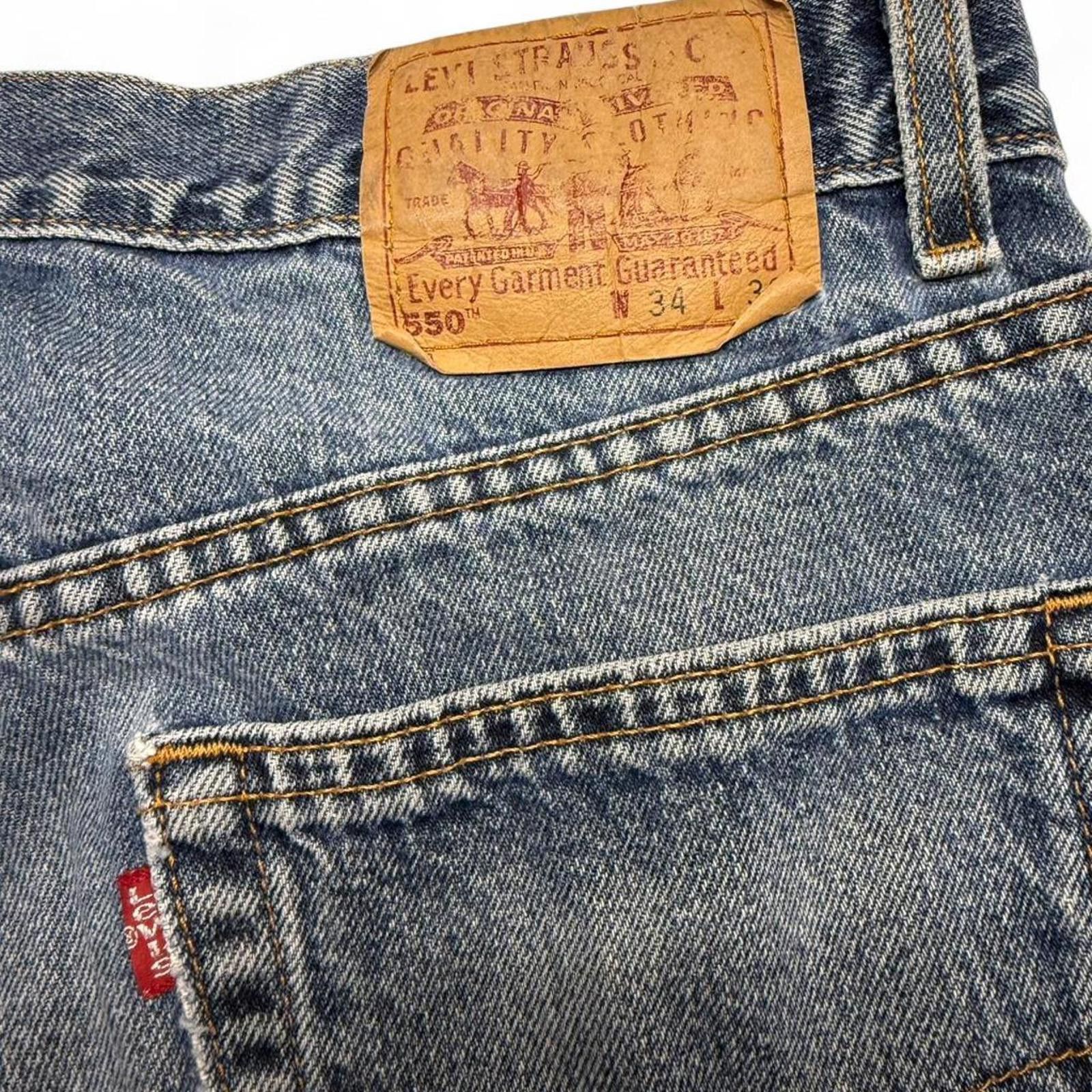 Levi's Vintage 550 Levi’s made in the USA faded blue denim jeans Size US 34 / EU 50 - 7 Thumbnail
