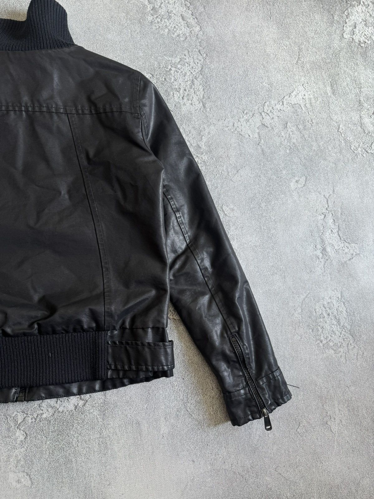 Diesel Diesel L/size wmns black avantgarde jacket Y2K biker LGB Size L / US 10 / IT 46 - 17 Thumbnail
