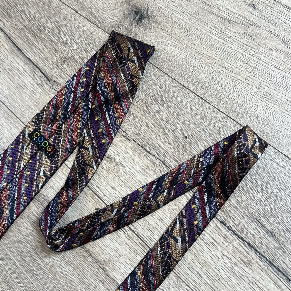 Coogi Vintage Coogi Tie Silk 100% Size ONE SIZE - 7 Thumbnail