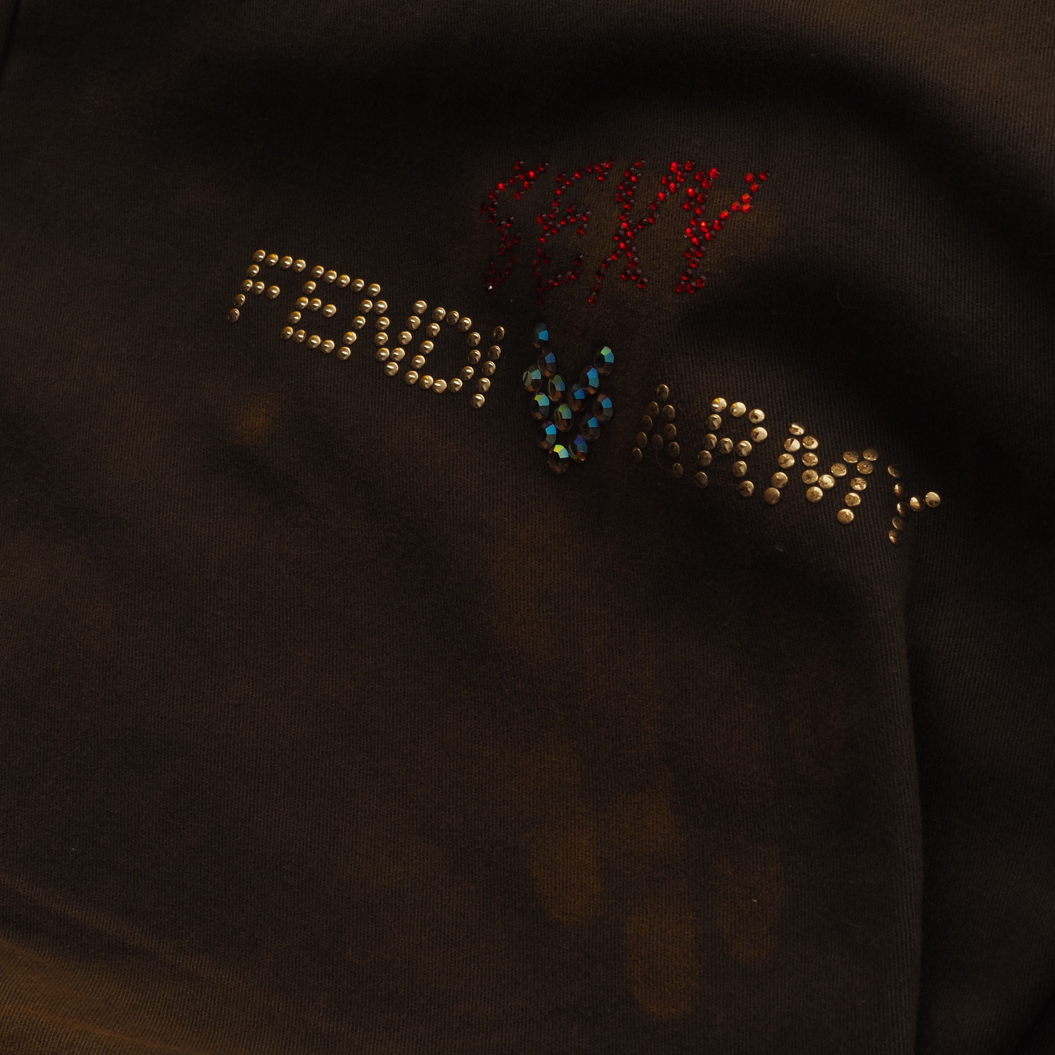 Fendi × Vintage FENDI Sexy Army Vintage Embroidery Cargo Trousers Pants Size 27" / US 4 / IT 40 - 9 Thumbnail
