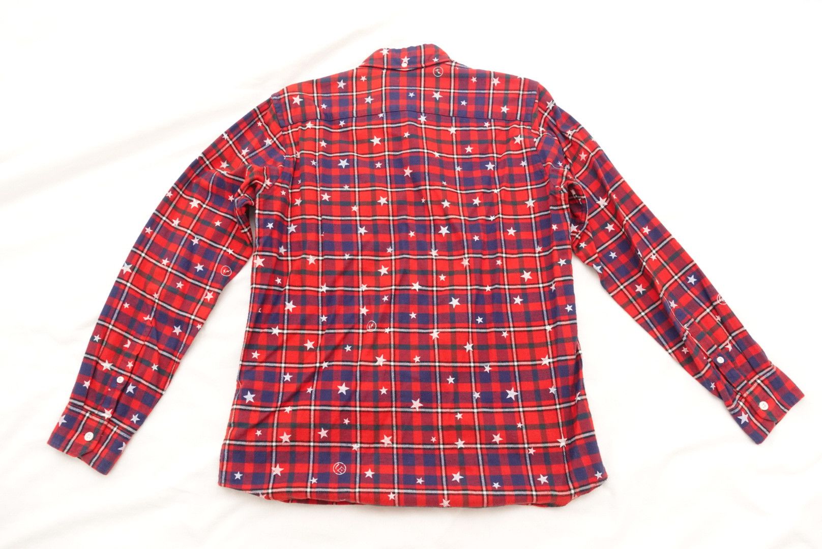 uniform experiment Uniform Experiment Star Flannel Plaid Shirt Size US S / EU 44-46 / 1 - 2 Thumbnail