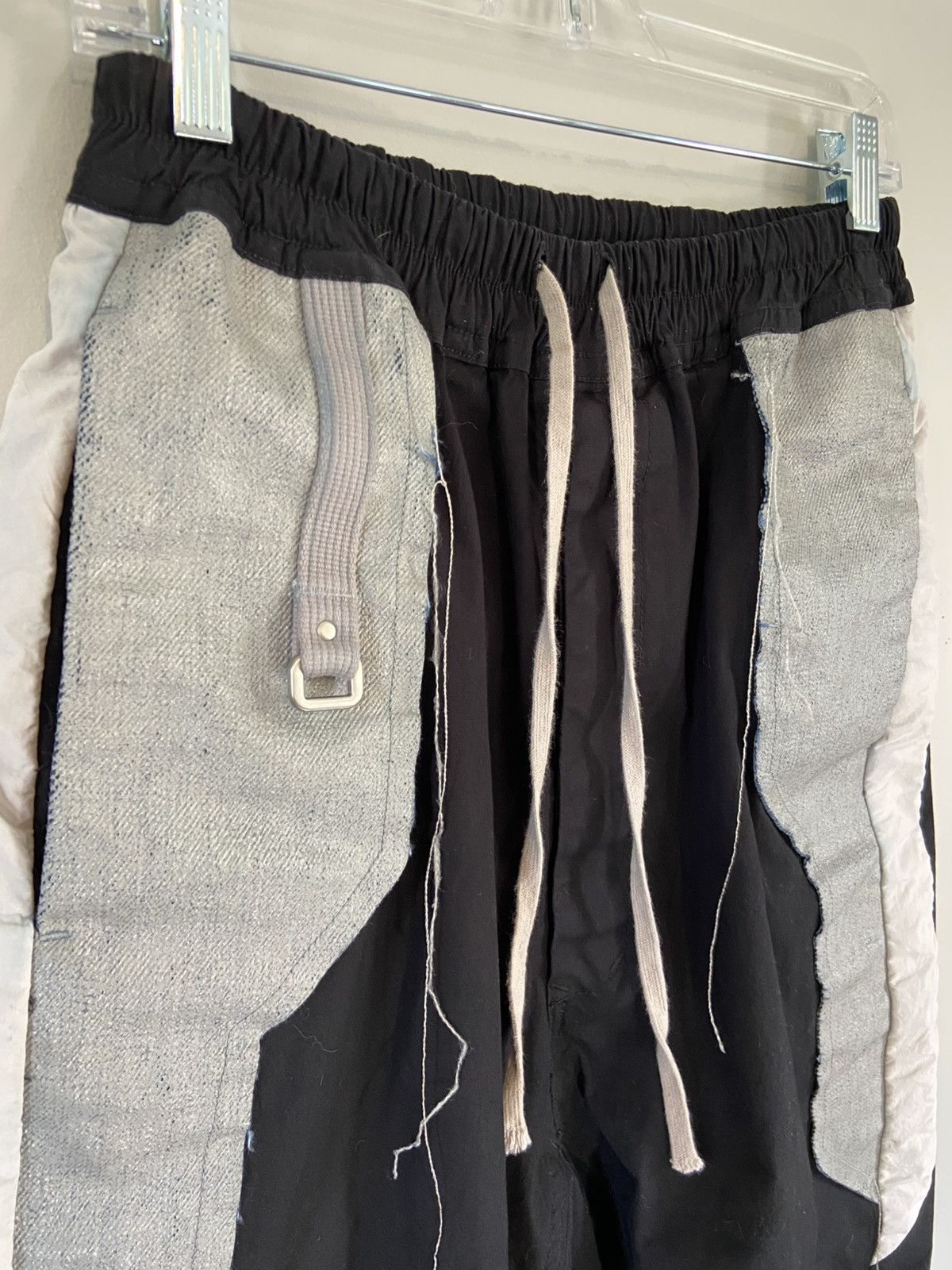 Rick Owens Rick owens Babel SS19 waxed patchwork shorts Size US 29 - 2 Thumbnail