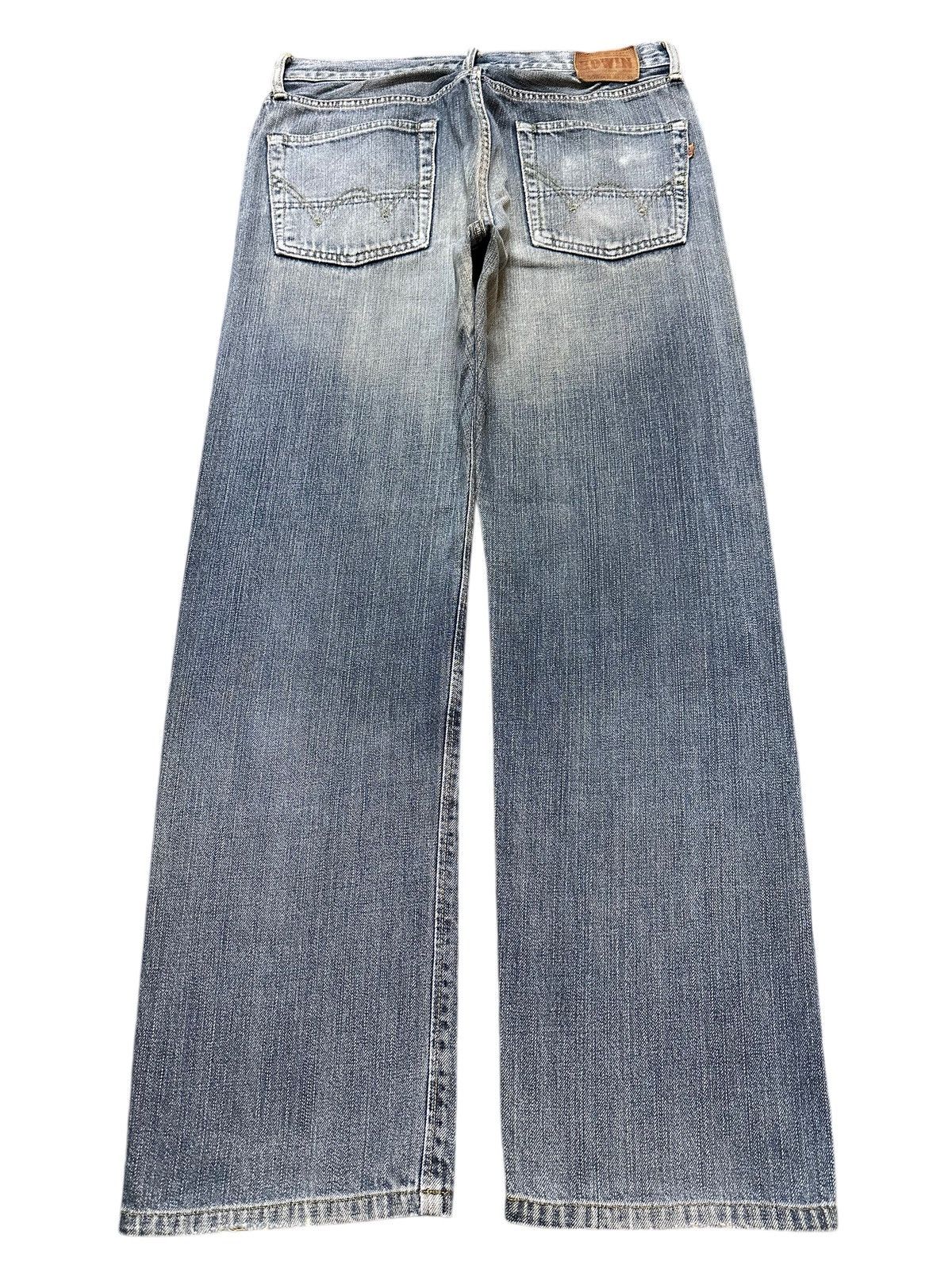 Edwin Vintage Edwin 505zx Selvedge Mud Wash Faded Baggy Jeans Size US 32 / EU 48 - 3 Thumbnail