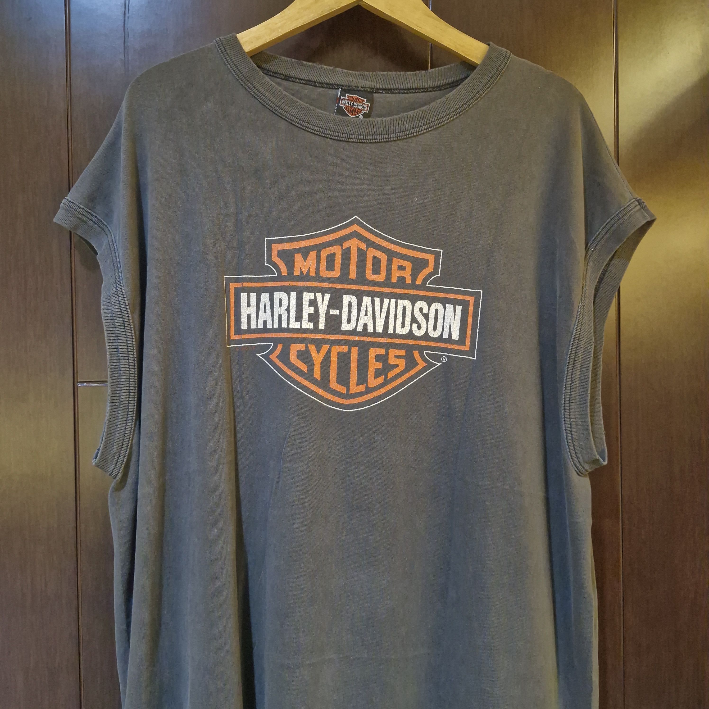 Harley Davidson Whites Harley Davidson Lebanon Pennsylvania 1995 Sleveless Size US XL / EU 56 / 4 - 1 Thumbnail