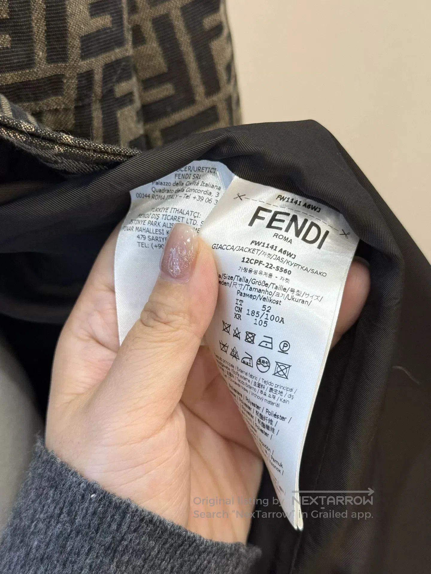 Fendi fendi double f monogram shirt jacket. Size US L / EU 52-54 / 3 - 4 Thumbnail