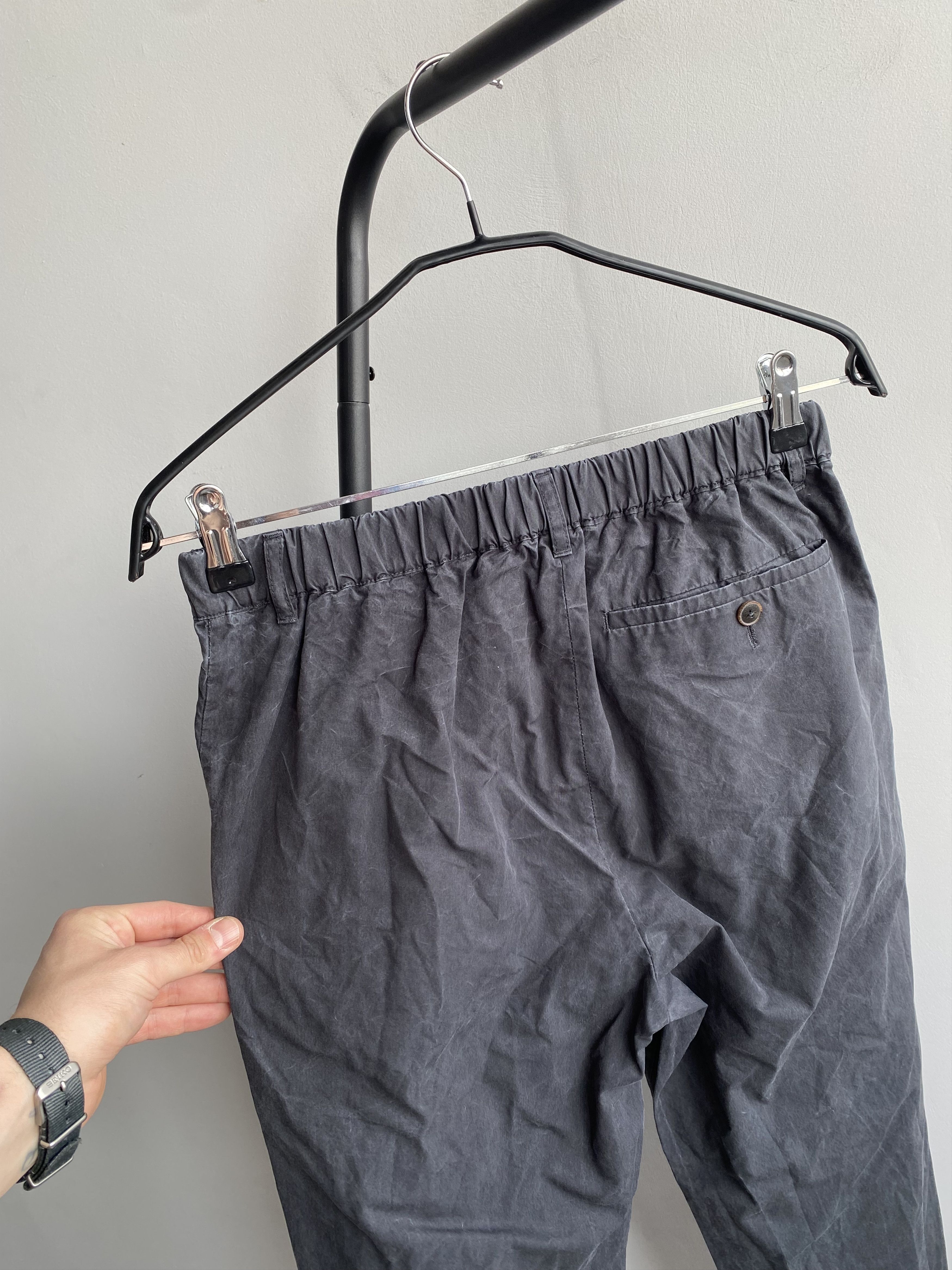 A Kind Of Guise A Kind of Guise Elasticated Wide Trousers in Seersucker Size US 30 / EU 46 - 3 Thumbnail