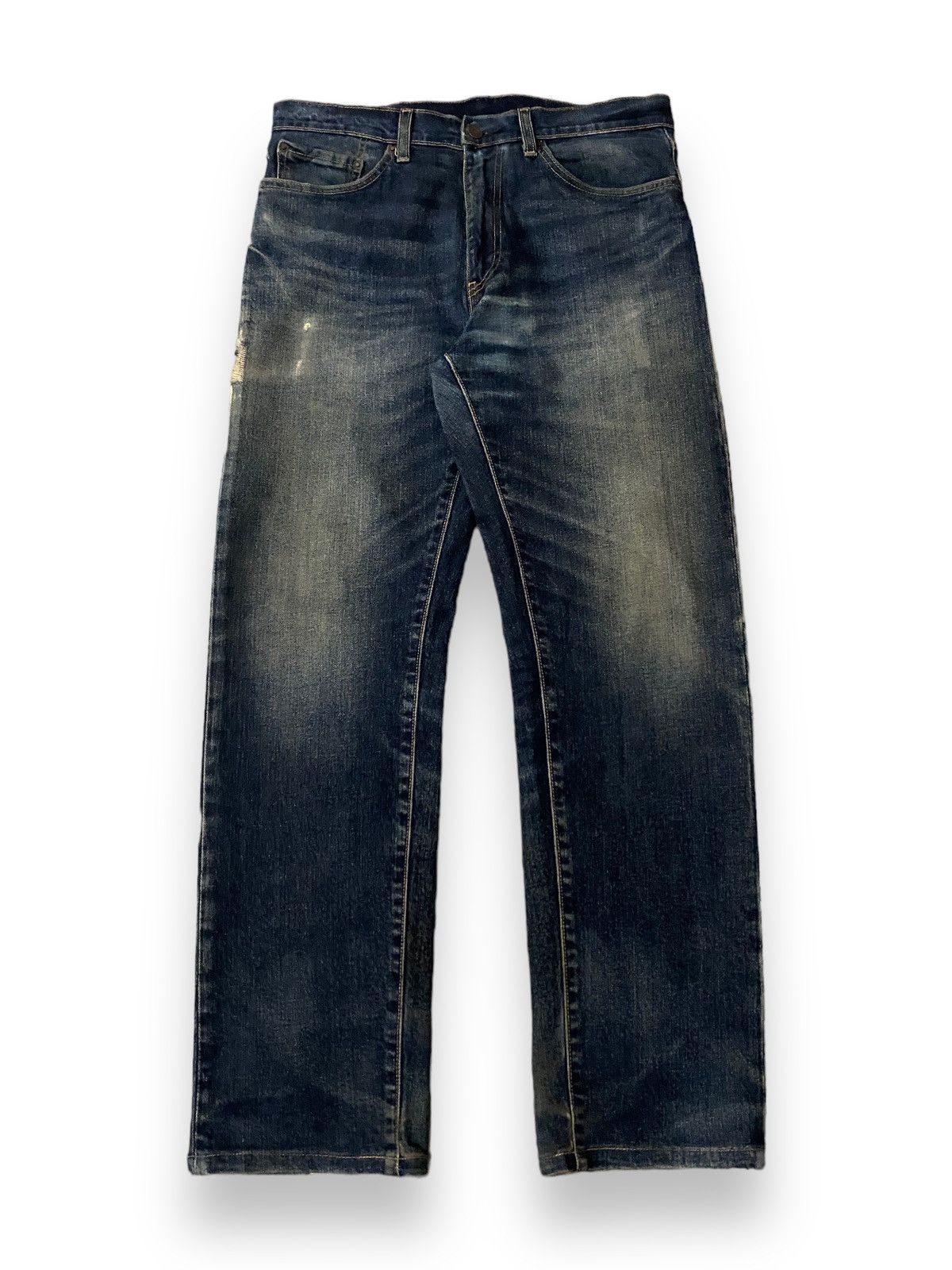 Levi's × Levi's Vintage Clothing Men Jean Levis 505 Premium Big E Button J496 Honeycombs Size US 34 / EU 50 - 2 Thumbnail