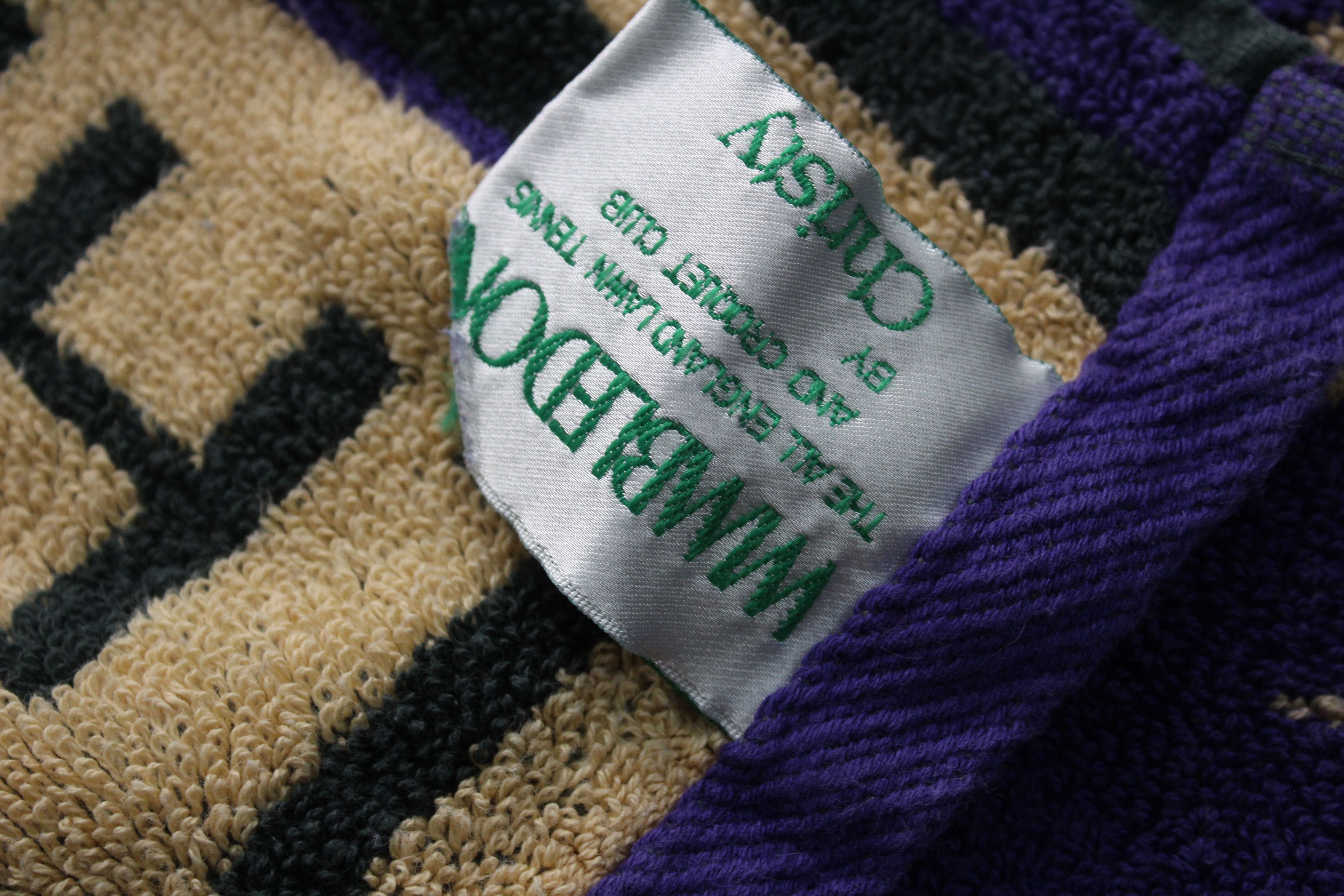 Vintage Roger Federer Wimbeldon The Championships 2009 Cristy Towel Size ONE SIZE - 10 Thumbnail