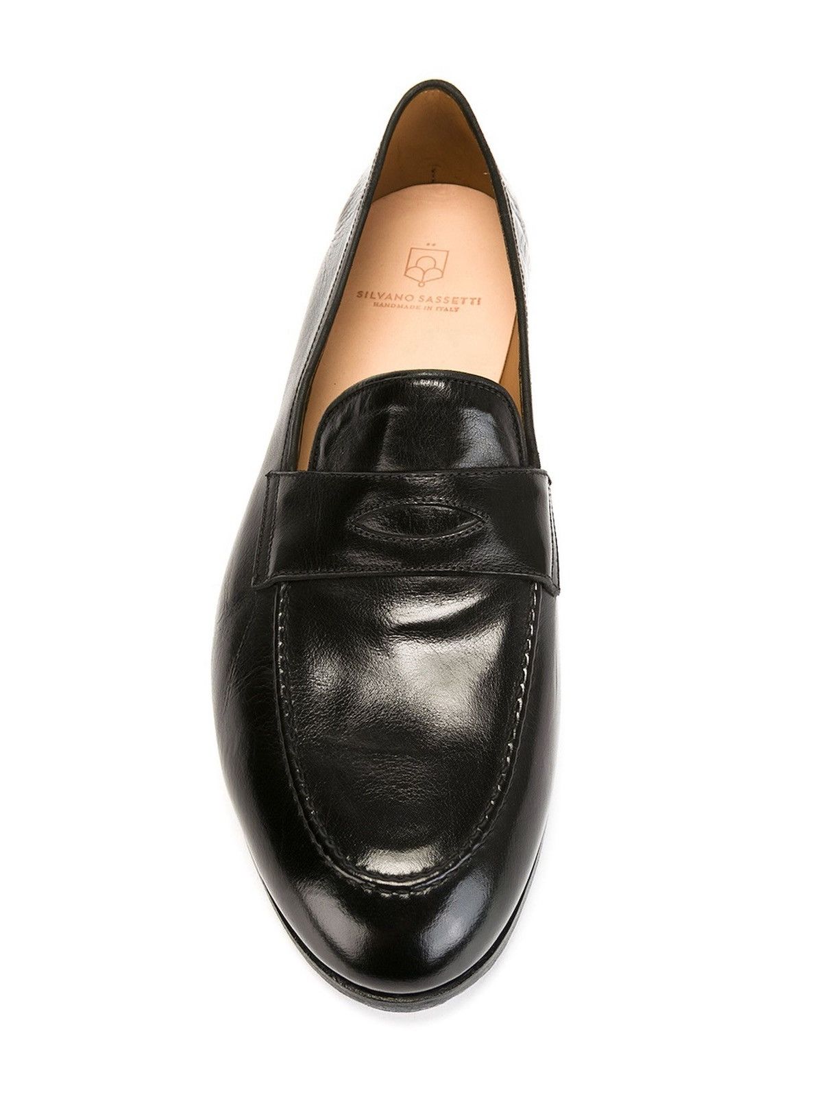 Silvano Sassetti Men’s 🇮🇹 Silvano Sassetti Leather Penny Loafer Sz UK 6/ US 7 Size US 7 / EU 40 - 2 Thumbnail