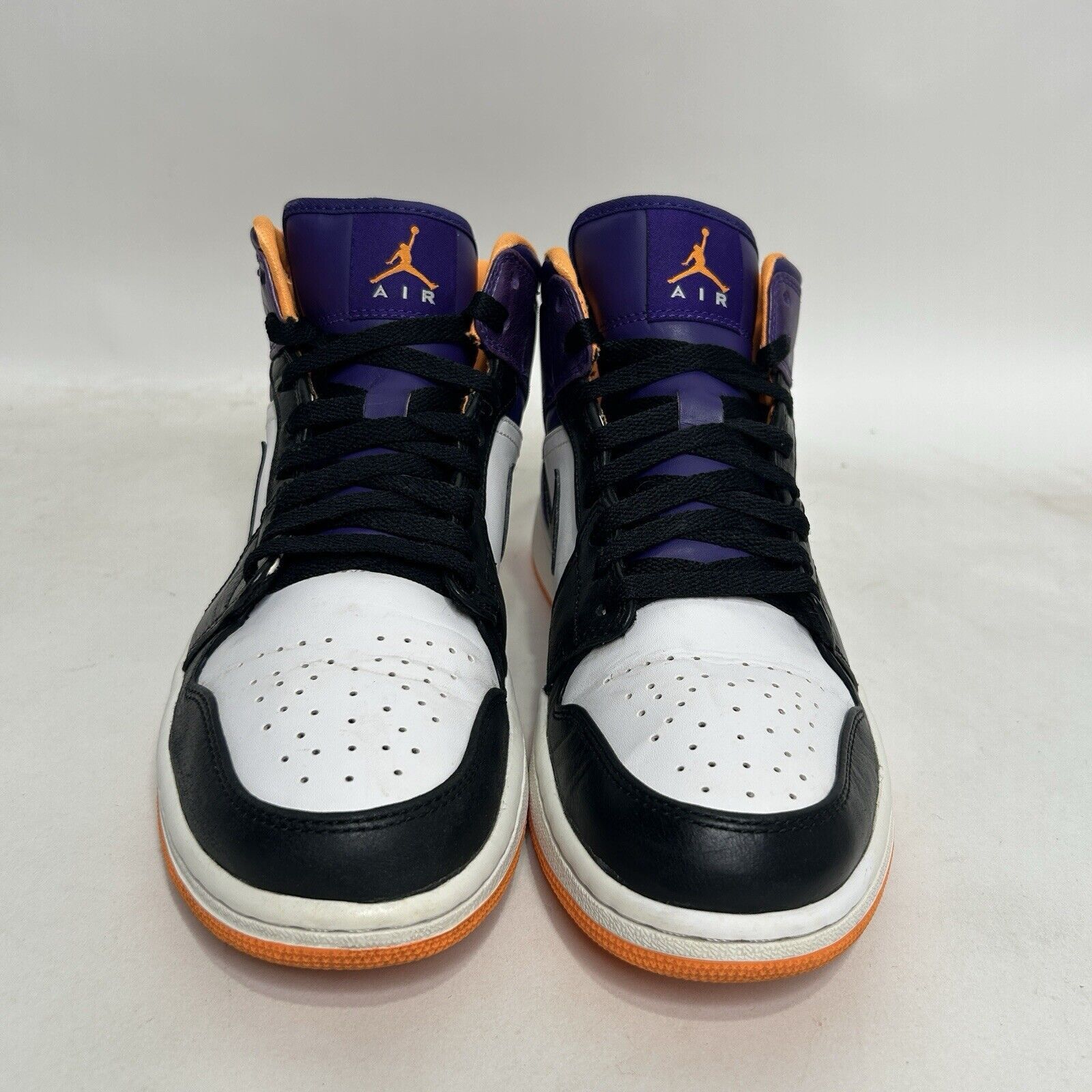 Nike Nike Shoes Air Jordan 1 Mid Retro “Phoenix Suns” 2024 Size US 9 / EU 42 - 2 Thumbnail
