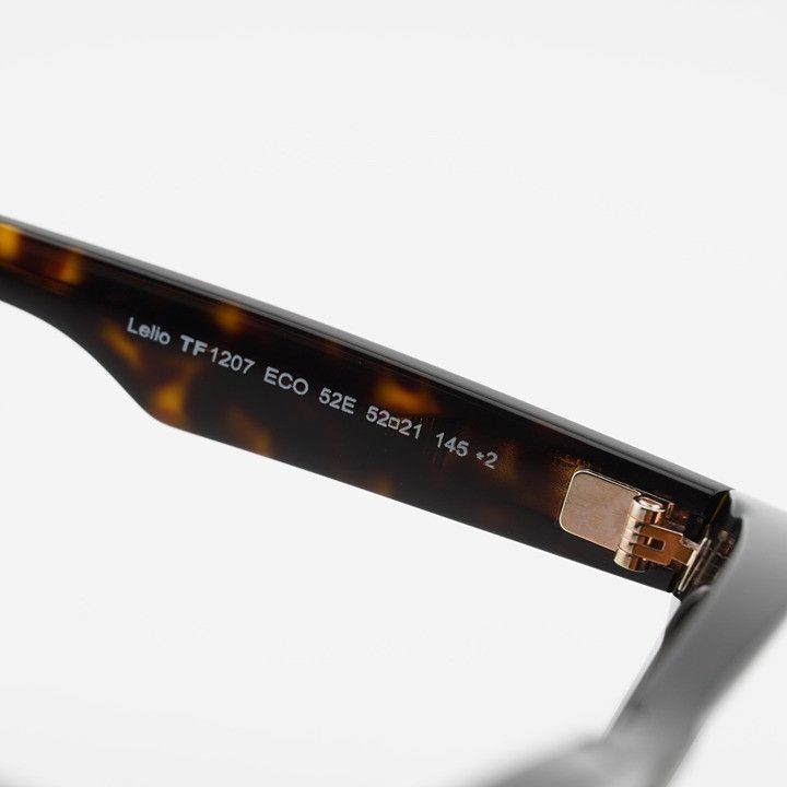Tom Ford Tom Ford Lelio FT1207 52E Sunglasses Dark Havana Square Size ONE SIZE - 6 Thumbnail