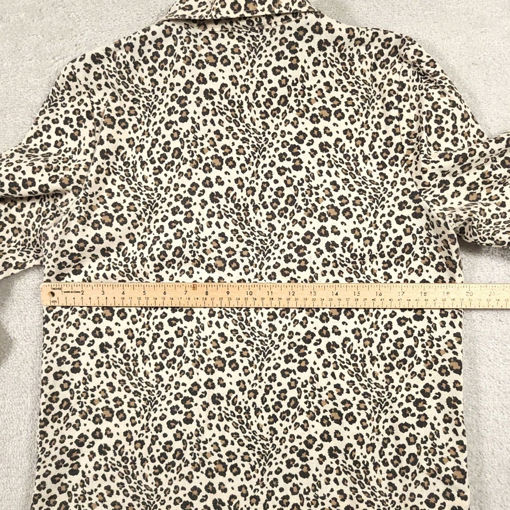 Vintage Briggs New York Shirt Jacket Shacket Women's Medium Leopard Print Button Up USA Shacket Coat Jacket Shirt Leopard USA Womens Medium Vintage Size M / US 6-8 / IT 42-44 - 5 Thumbnail