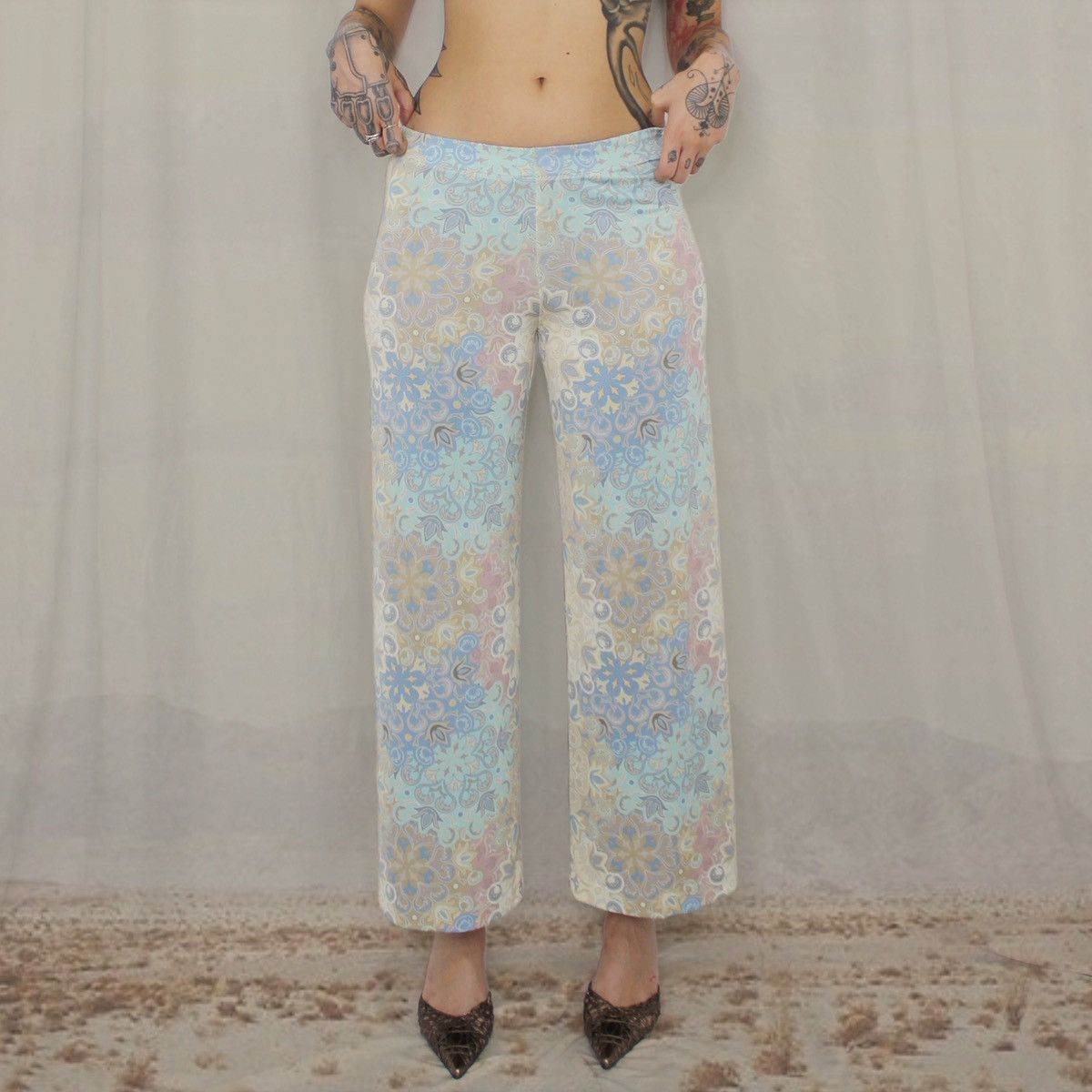 ⛲️PAISLEY BEIGE PANTS⛲️
