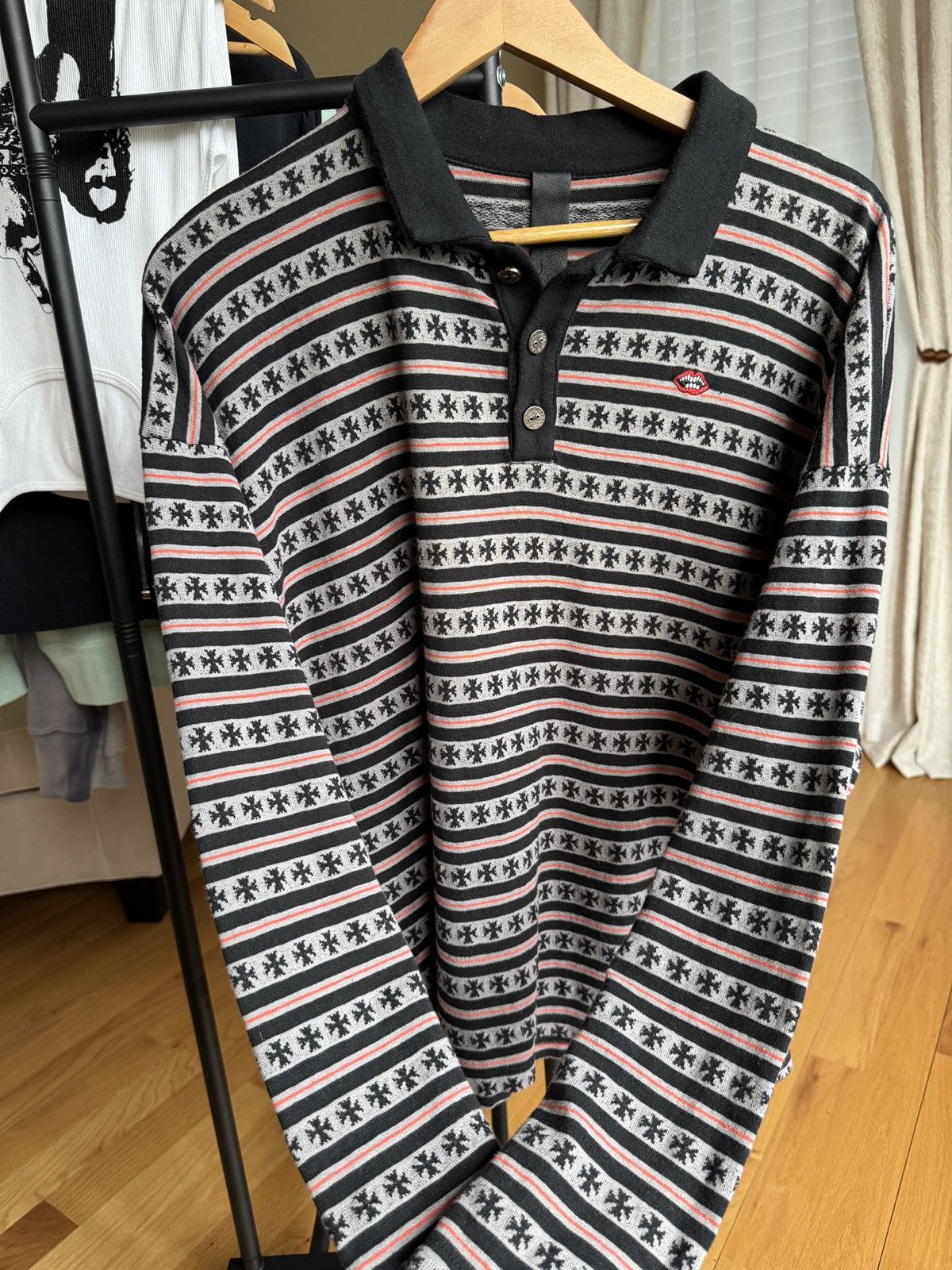 Chrome Hearts Chrome Hearts Matty Boy Rugby Polo Longsleeve Size US M / EU 48-50 / 2 - 3 Thumbnail