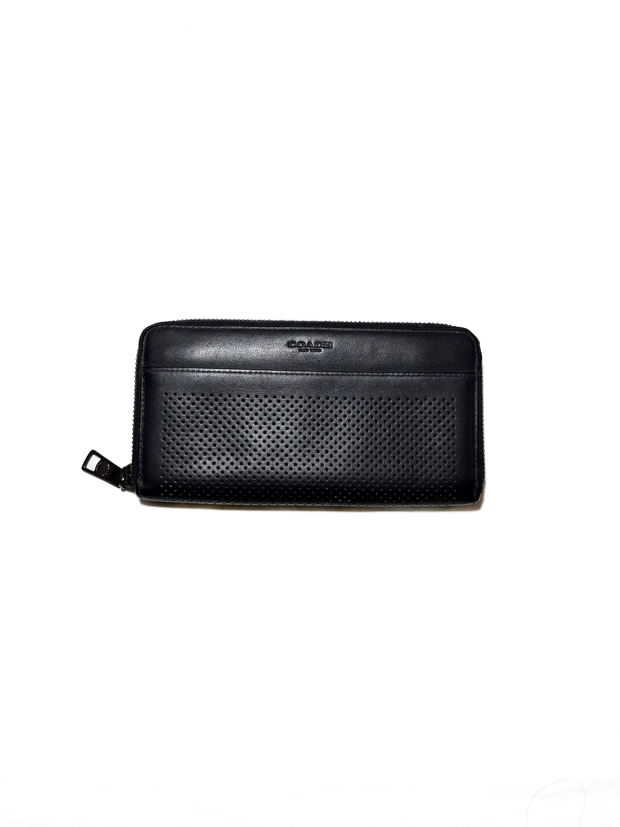 Coach Coach Leather Zip-Around Wallet Size ONE SIZE - 1 Thumbnail