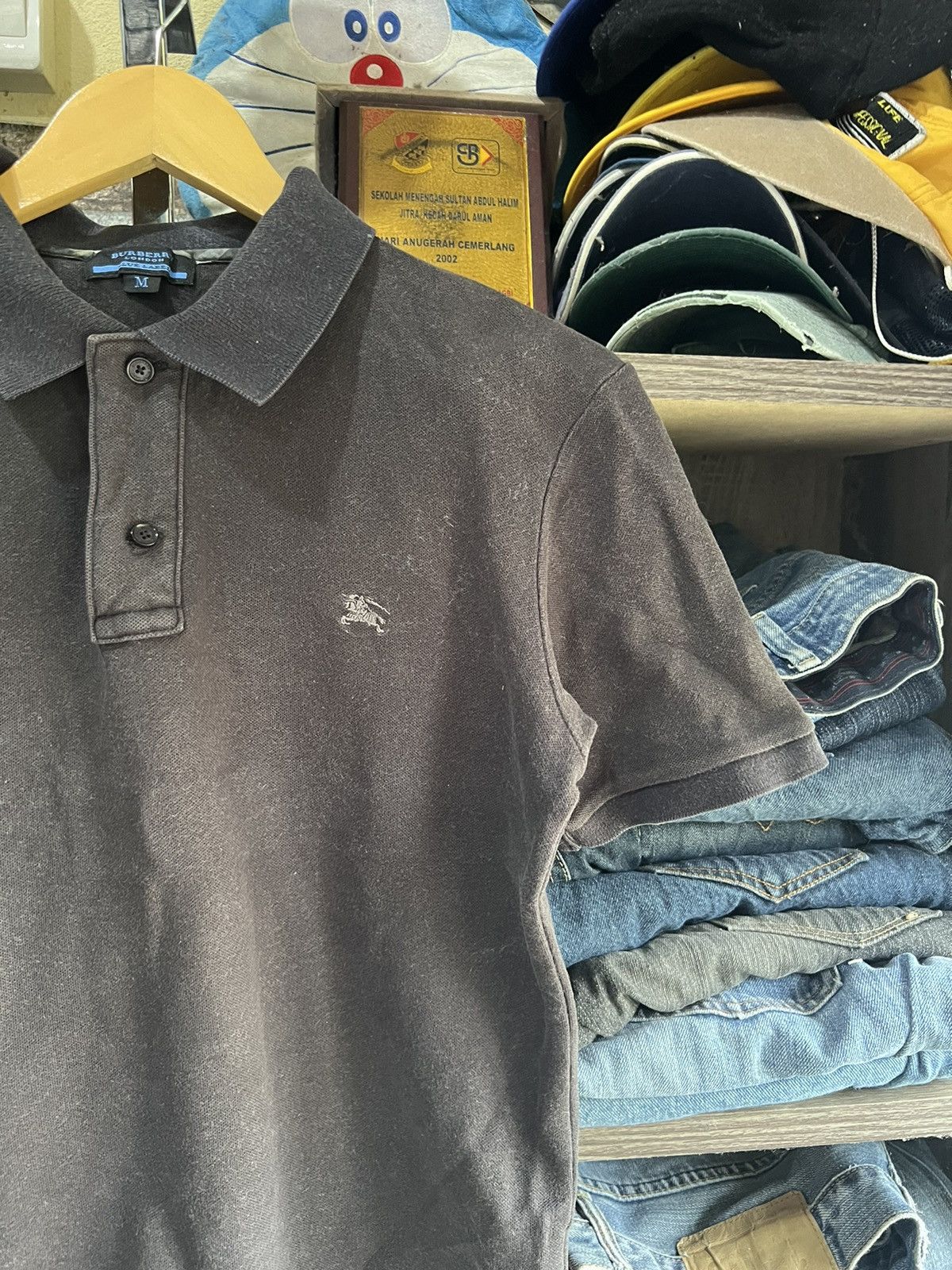 Burberry 🔥Burberrry London Blue Label Cropped Polos Size US S / EU 44-46 / 1 - 4 Thumbnail