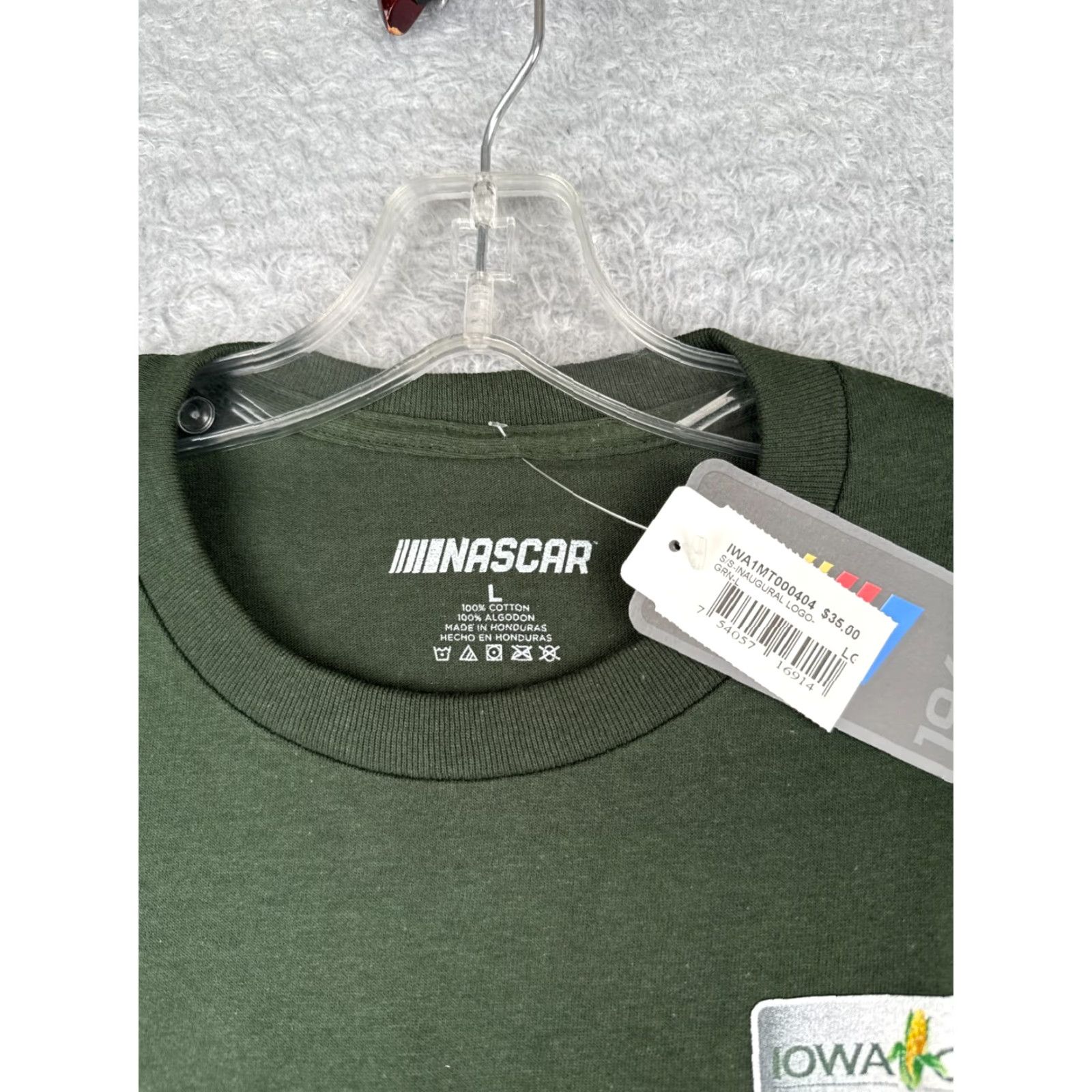 NASCAR Nascar Shirt Adult Large Green Inaugural Iowa Corn 350 Iowa Speedway 2024 Shirts Size US L / EU 52-54 / 3 - 7 Thumbnail