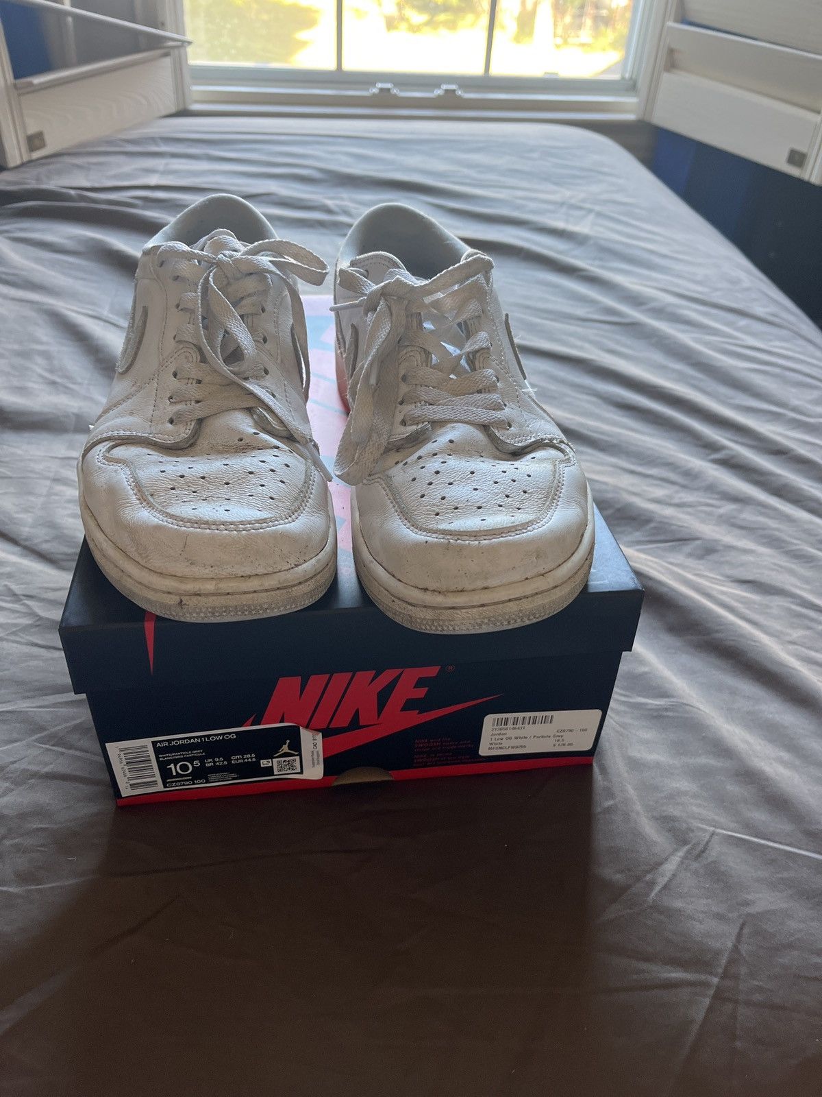 Jordan Brand × Nike Jordan neutral gray 1 lows Size US 10.5 / EU 43-44 - 1 Thumbnail