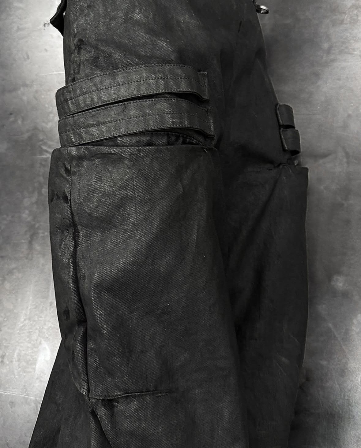 SHINE LUXURY “RAMMERTECK” LAYERED DEFENDER CARGO TANK PANTS Size US 32 / EU 48 - 4 Thumbnail