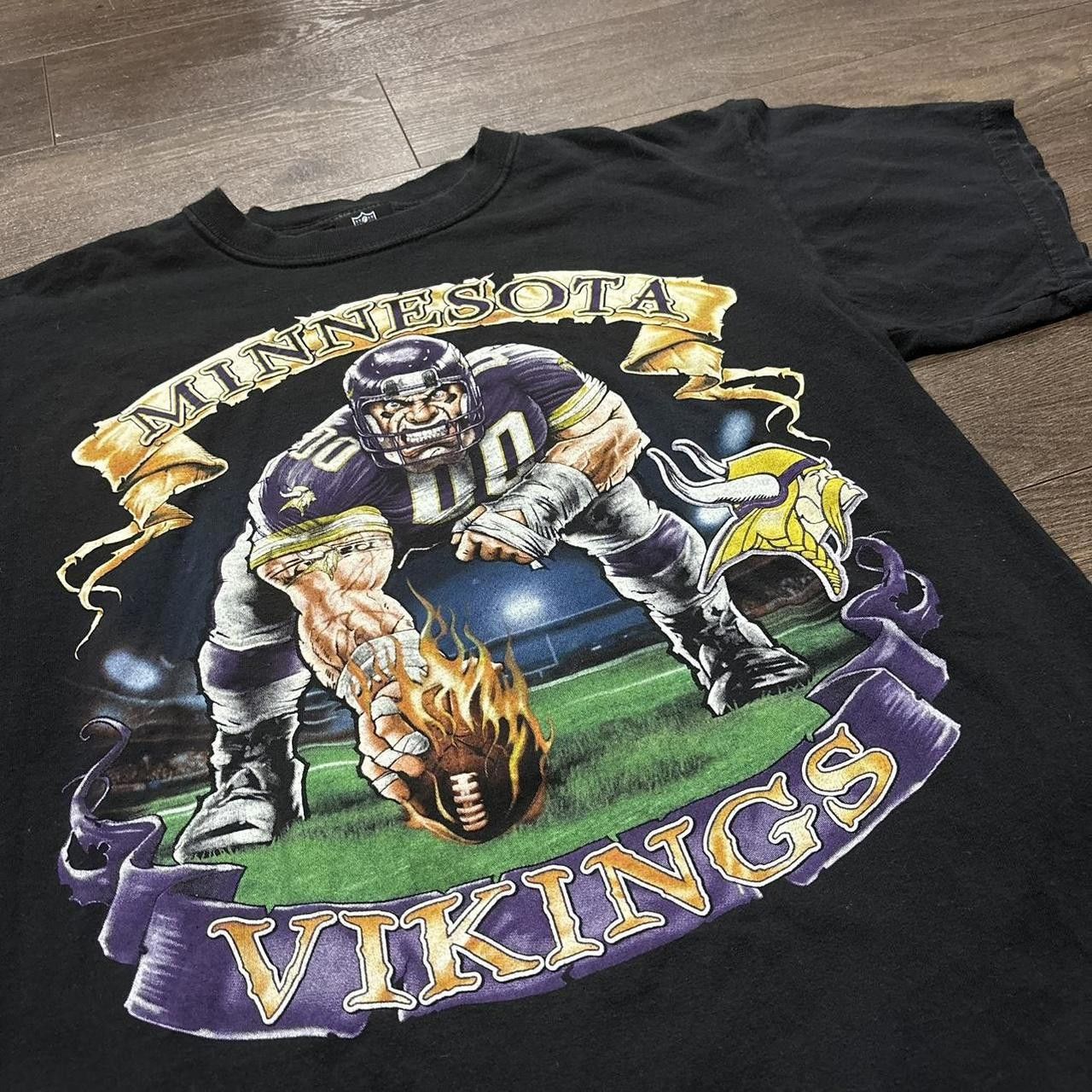 NFL vintage NFL team apparel Minnesota Viking t shirt 00s L Size US L / EU 52-54 / 3 - 1 Thumbnail