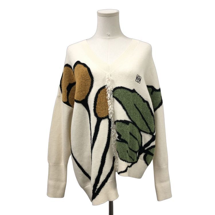 Loewe Loewe Floral Knit Sweater Size XS Size XS / US 0-2 / IT 36-38 - 1 Thumbnail