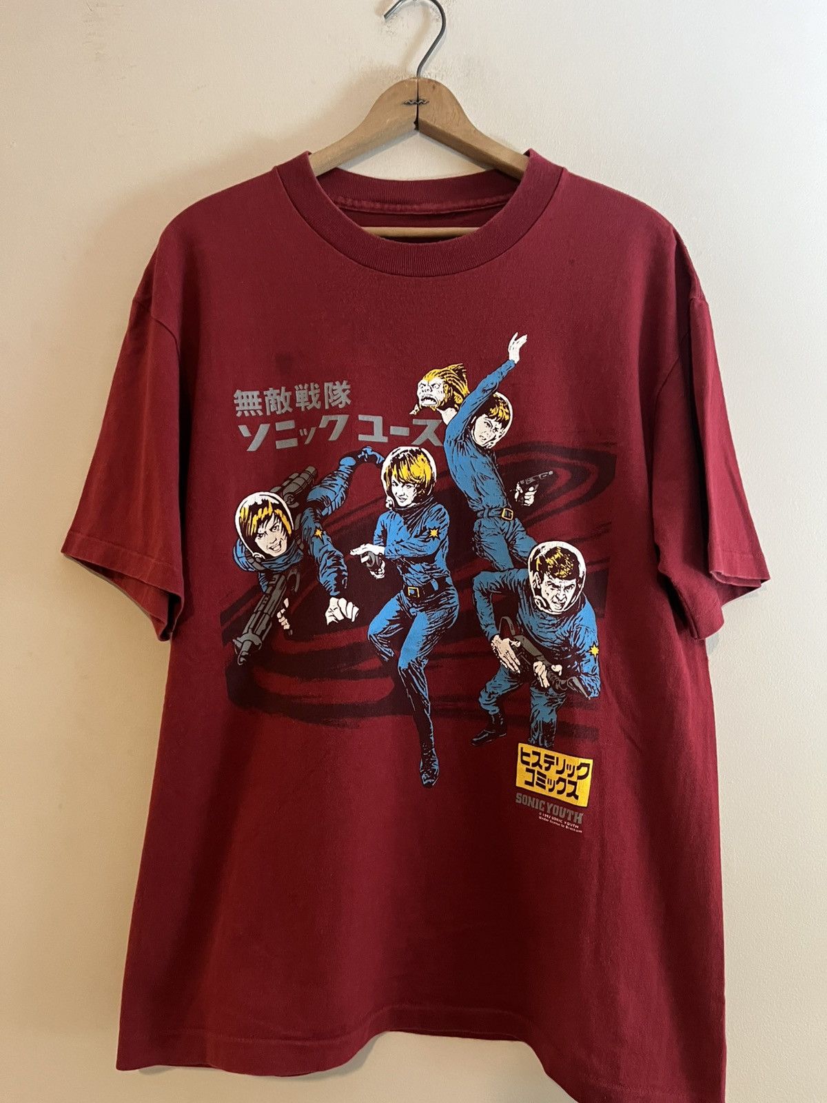 vintage 92 sonic youth japan tour t shirt