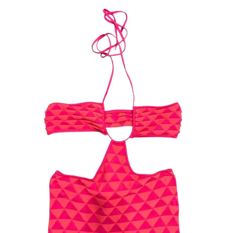 Solid & Striped Solid & Striped Halter The Kiana Dress in Pink, Size S Size S / US 4 / IT 40 - 5 Thumbnail