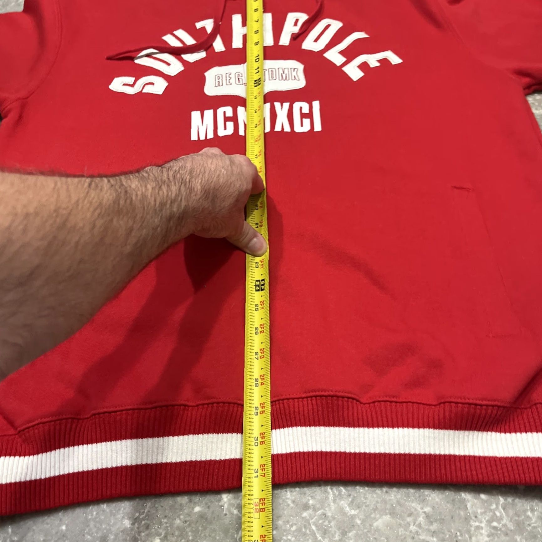 Southpole VINTAGE SOUTHPOLE Hoodie XL Men Red Full Zip Hooded Pockets Tribal Streetwear Goth Grunge Size US XL / EU 56 / 4 - 6 Thumbnail