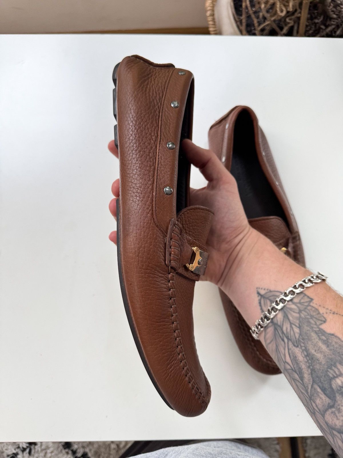 Dolce & Gabbana Dolce & Gabbana leather loafers shoes size 46(30cm) Size US 12.5 / EU 45-46 - 5 Thumbnail