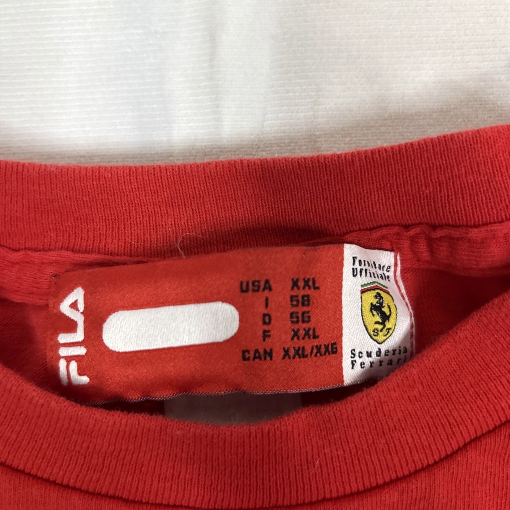 Fila FILA Ferrari T Shirt Men’s 2XL Red From Here To Eternity Mens XXL Red T-Shirt Ferrari x FILA From Here To Eternity Size US XXL / EU 58 / 5 - 2 Thumbnail