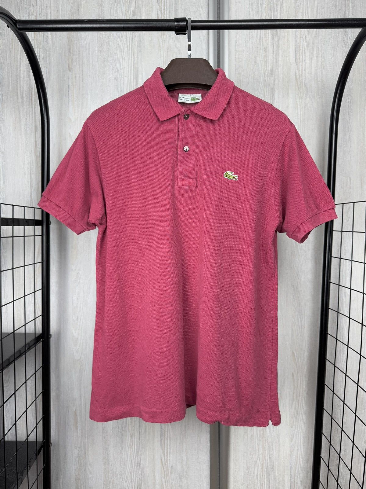 Lacoste Chemise Lacoste vintage 90s red polo tee shirt size 4 Size US M / EU 48-50 / 2 - 1 Thumbnail