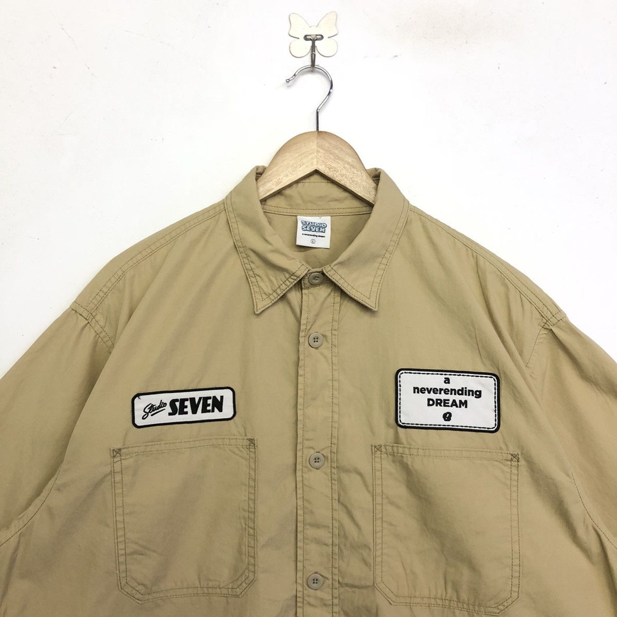 GU Studio Seven X GU Oversize Button Work Shirt Size US L / EU 52-54 / 3 - 2 Thumbnail