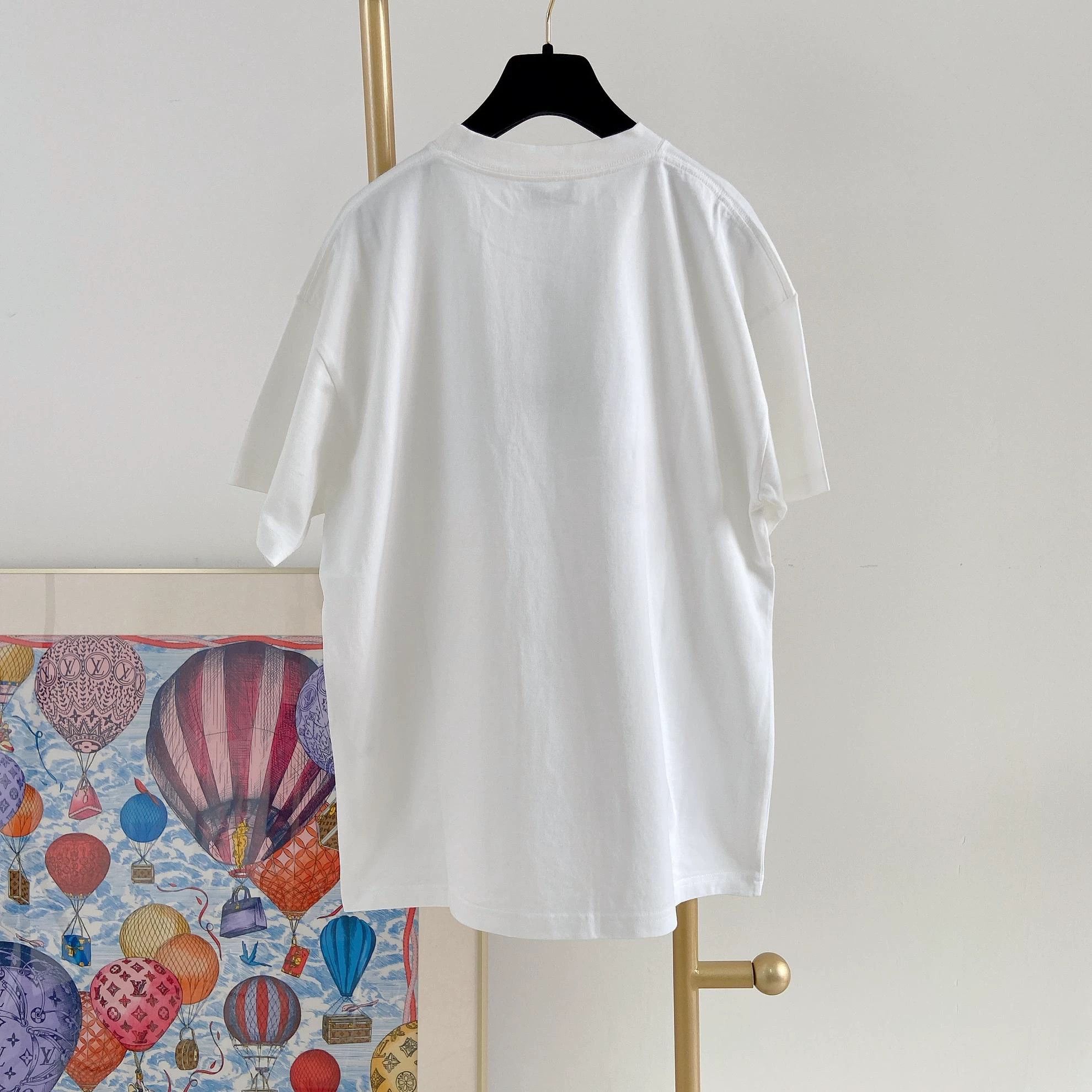 Balenciaga Balenciaga White Logo Tee M with Tags Size US M / EU 48-50 / 2 - 3 Thumbnail