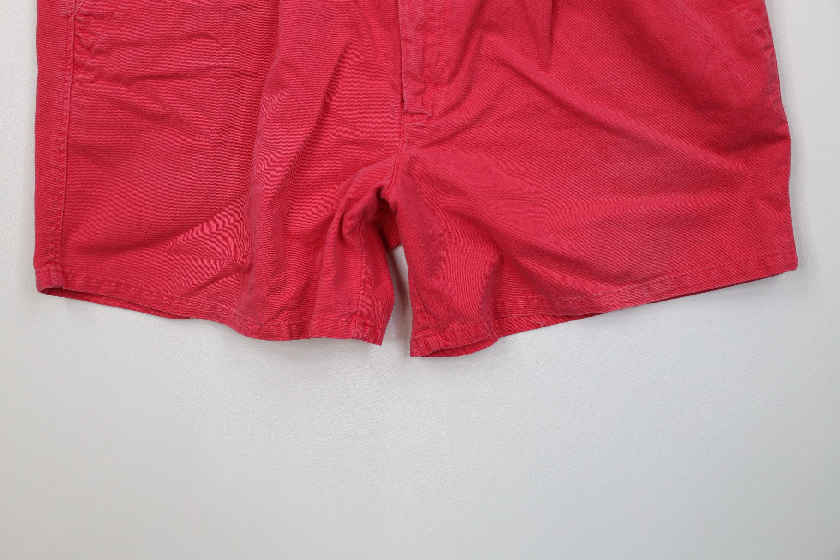 Vintage Vintage 90s Streetwear Above Knee Chino Shorts Pink Cotton Size US 38 / EU 54 - 4 Thumbnail