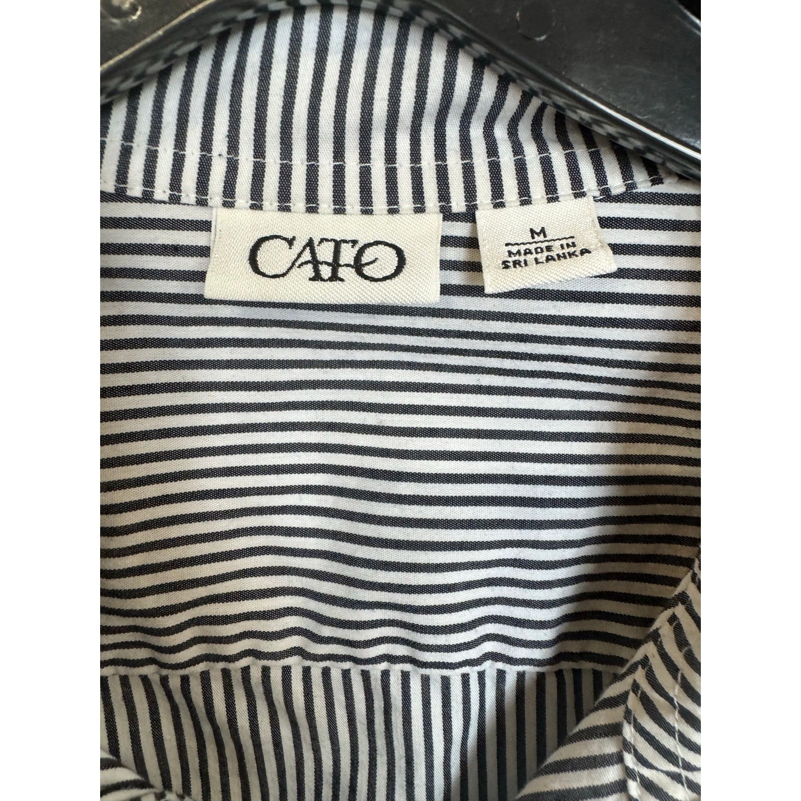 Other Cato Long Sleeve Button Up Shirt Women's Size Medium Size M / US 6-8 / IT 42-44 - 3 Thumbnail